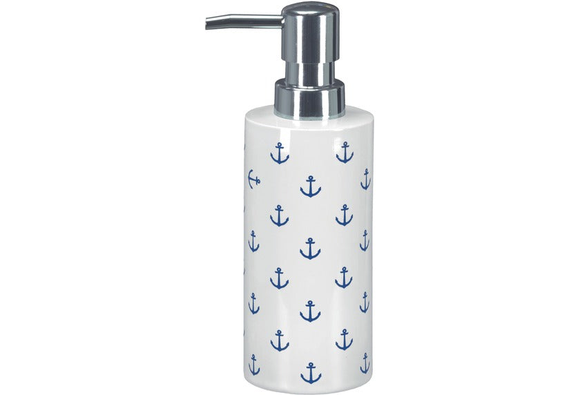 Kleine Wolke Anchor Seifenspender – Steinzeug, Dunkelblau, 500 ml