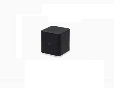 Ubiquiti airCube WLAN-Router – Wi-Fi 4 (802.11n), 2,4 GHz, 300 Mbit/s, 4× 10/100 RJ-45, 1× Mikro-USB, PoE