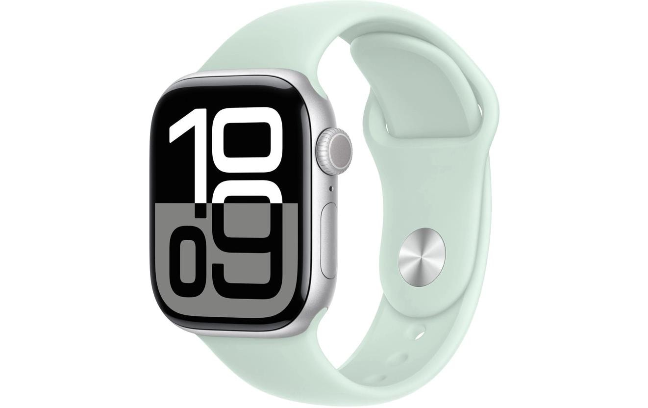 Apple Sportarmband – Armband – für Apple Watch 42 mm, Aquamarin, M/L, Kunststoff
