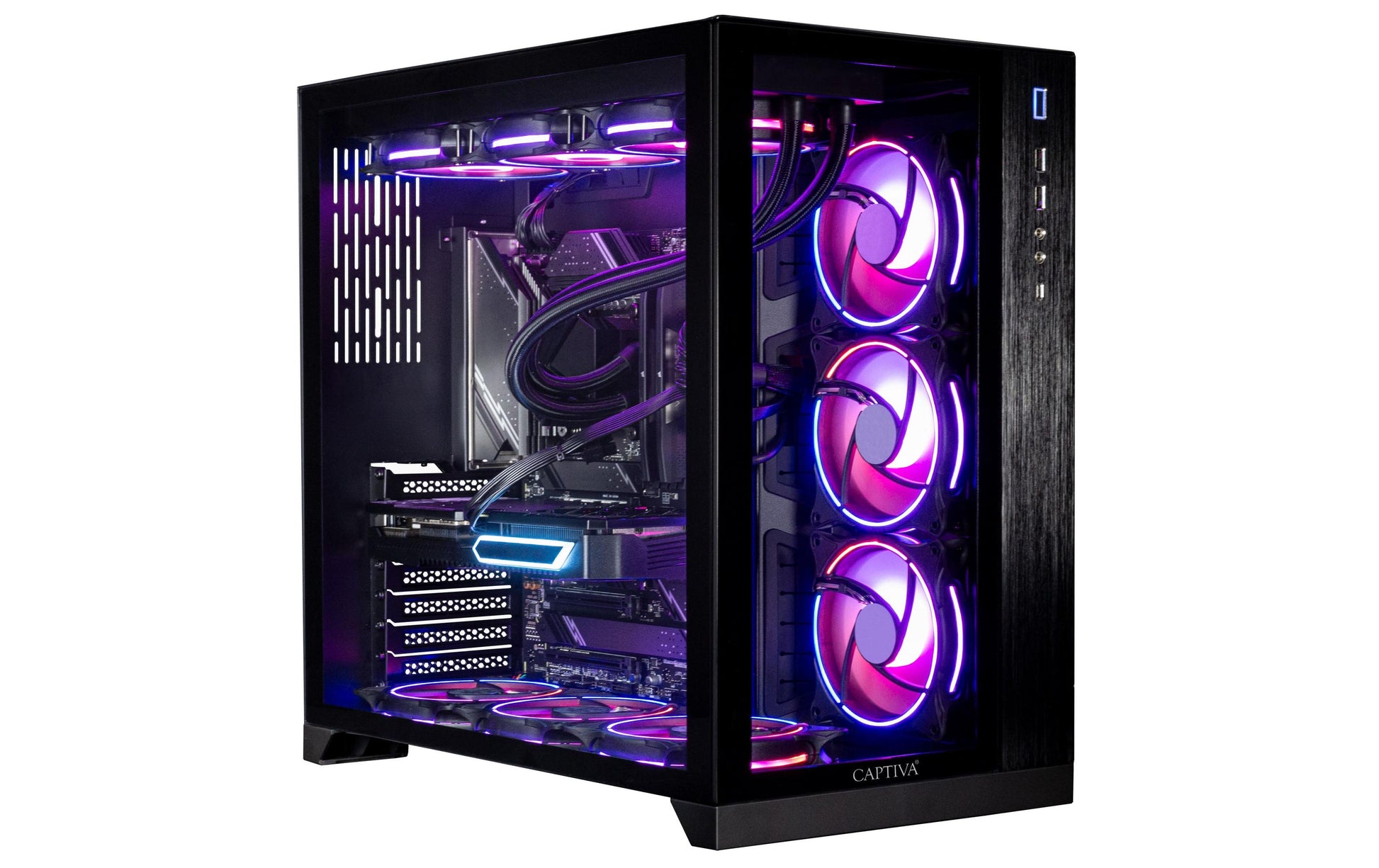 Captiva Tower – Intel Core i9-14900KF, 64 GB RAM, 2 TB SSD, NVIDIA GeForce RTX 5080 16 GB, Windows 11 Home