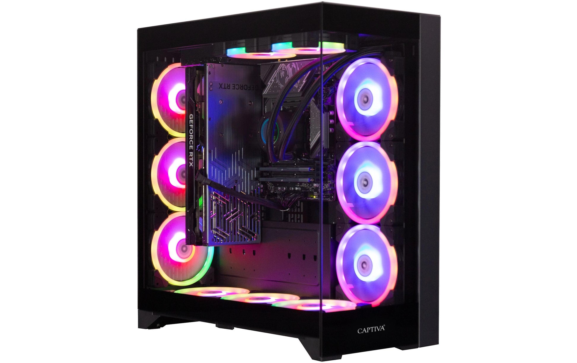 Captiva R90-249 Tower – AMD Ryzen 9 9900X3D, 64 GB RAM, 2 TB SSD, Windows 11 Home