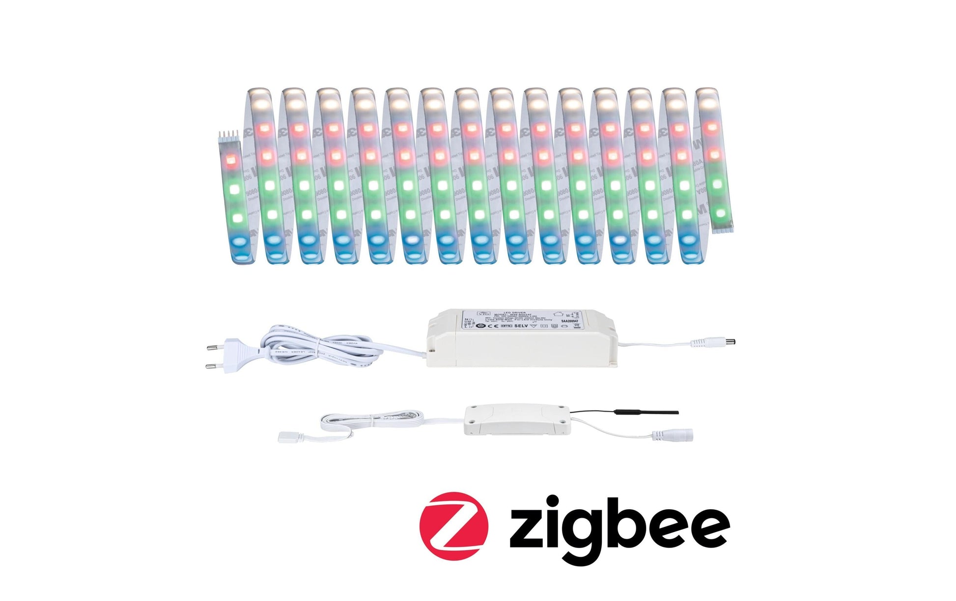 Paulmann LED-Strip MaxLED 500 – Zigbee, RGBW, dimmbar – weiss einstellbar – 5 m