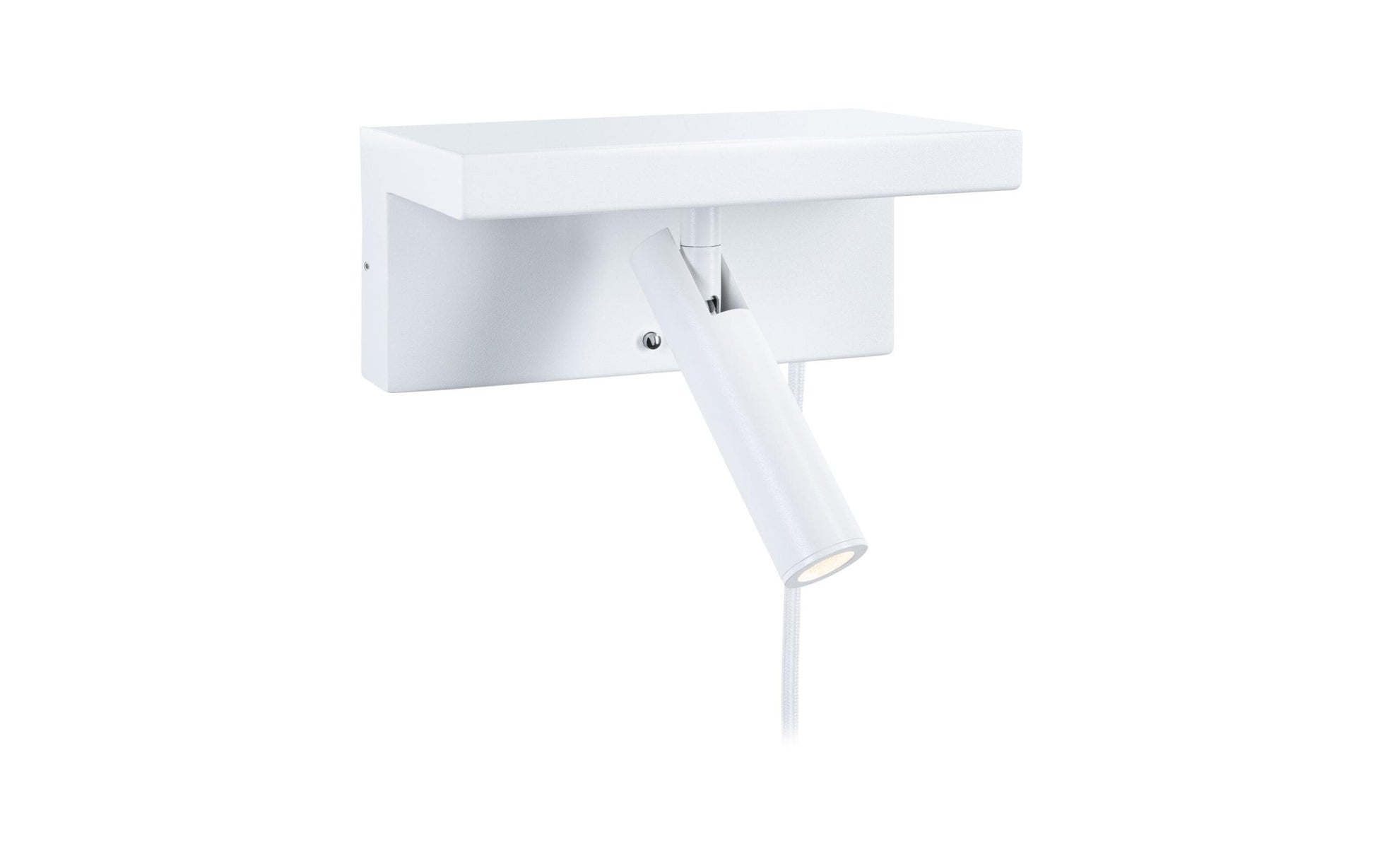 Paulmann LED Wandleuchte Jerik – 18,2 × 8,7 cm, 225 lm, 2,4 W, 3000 K, 3-Stufen-Dim, USB-C, weiss