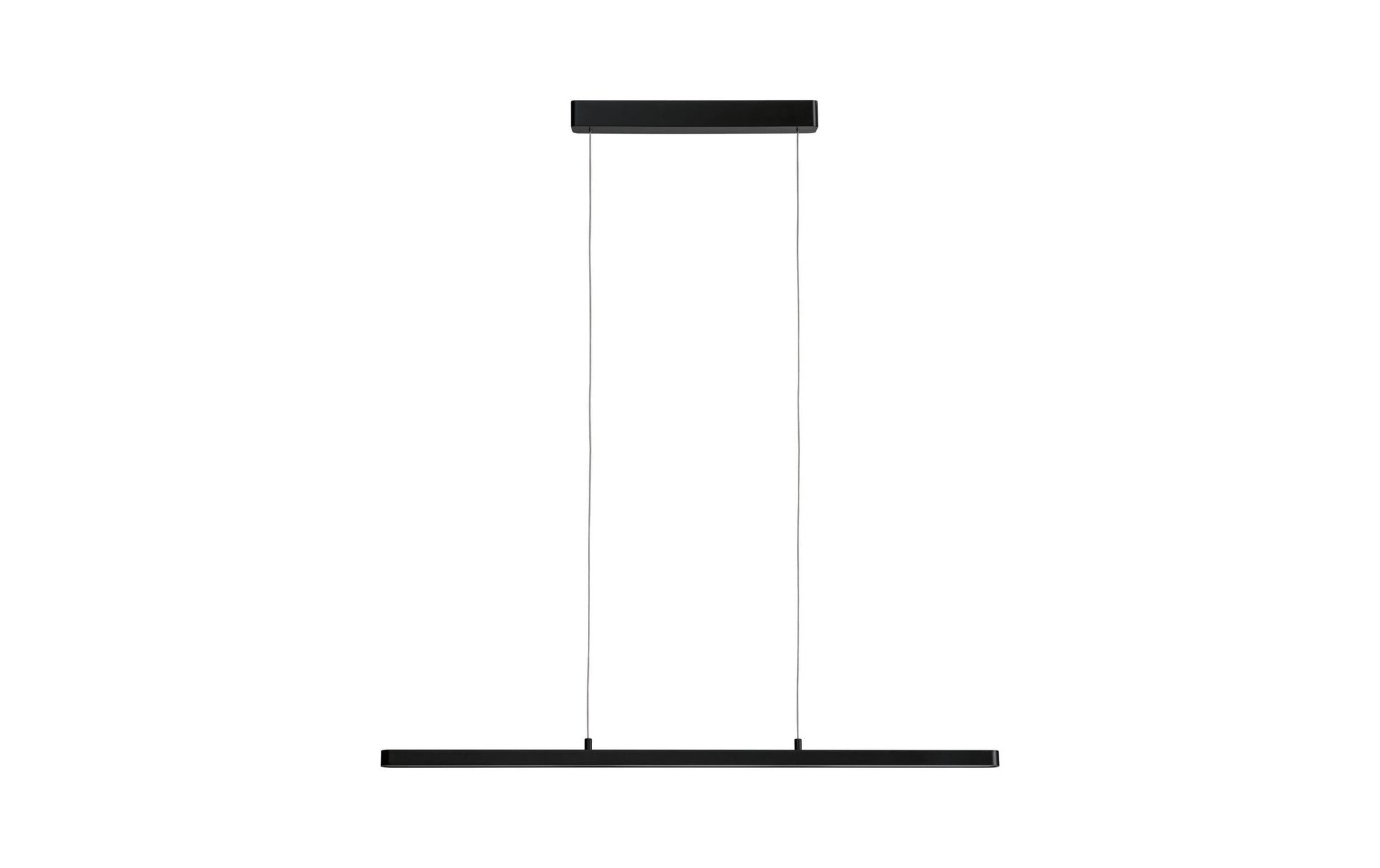 Paulmann Pendelleuchte Lento – 100 × 3 cm, 4950 lm, 43 W, 2700–6500 K, dimmbar, für ZigBee 3.0, schwarz
