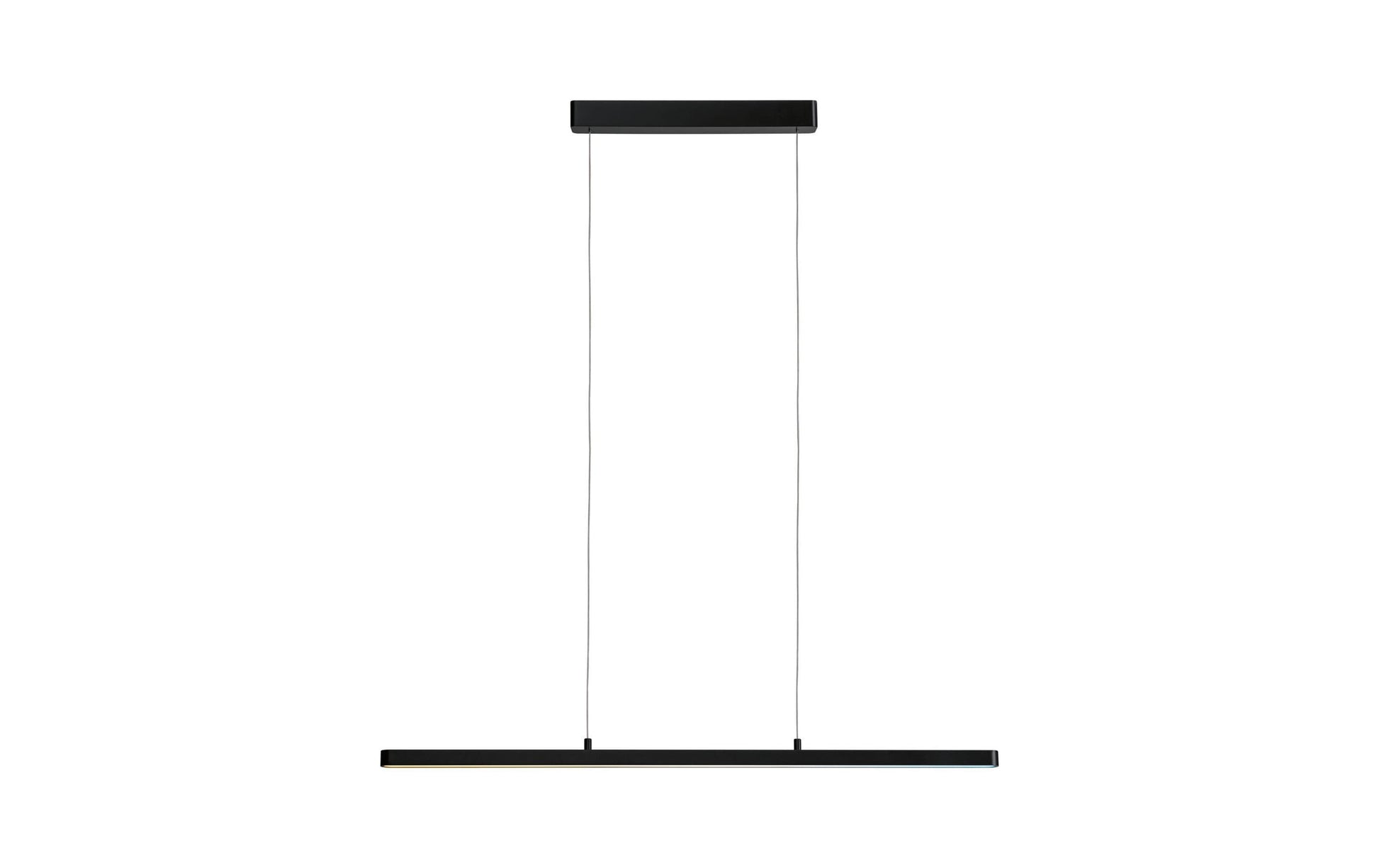 Paulmann Pendelleuchte Lento – 100 × 3 cm, 4950 lm, 43 W, 2700–6500 K, dimmbar, für ZigBee 3.0, schwarz