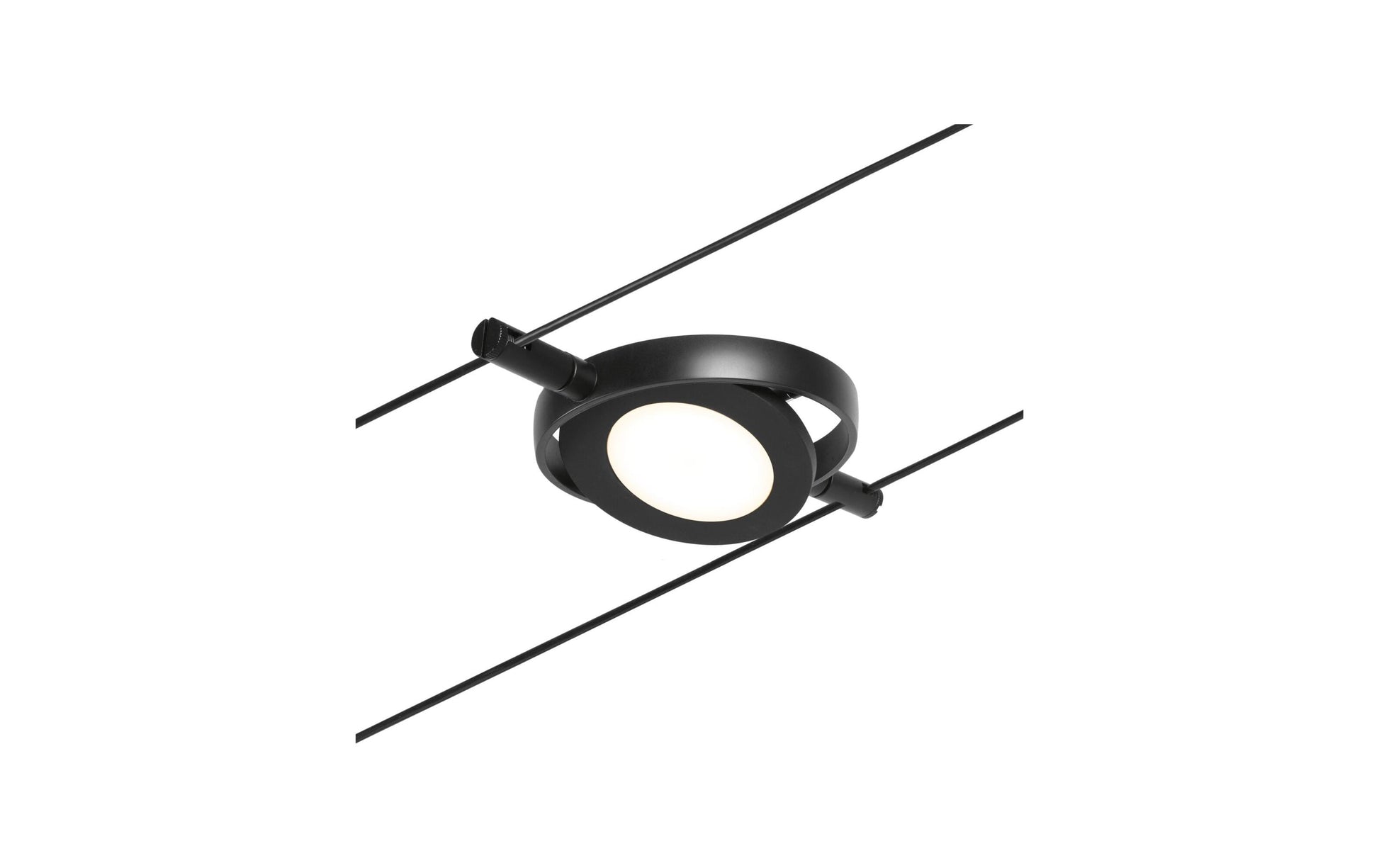 Paulmann Systemleuchte RoundMac – 5er Set, 10 m, 1000 lm, 22,5 W, 3000 K, nicht dimmbar, schwarz/chrom
