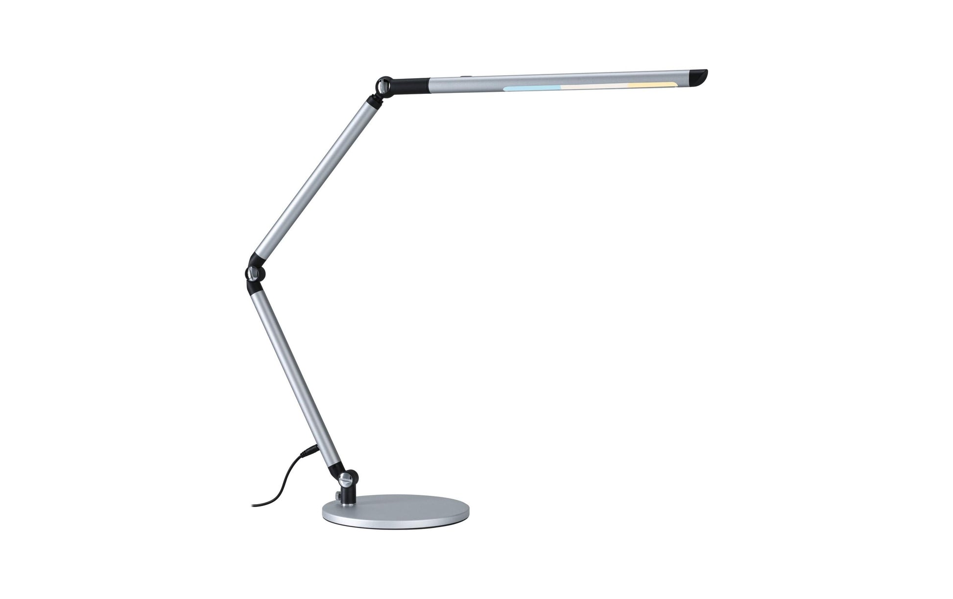 Paulmann Tischleuchte FlexBar – 72,5 × 19 × 36,2 cm, 1000 lm, 9,5 W, 3000–6500 K, dimmbar, silber