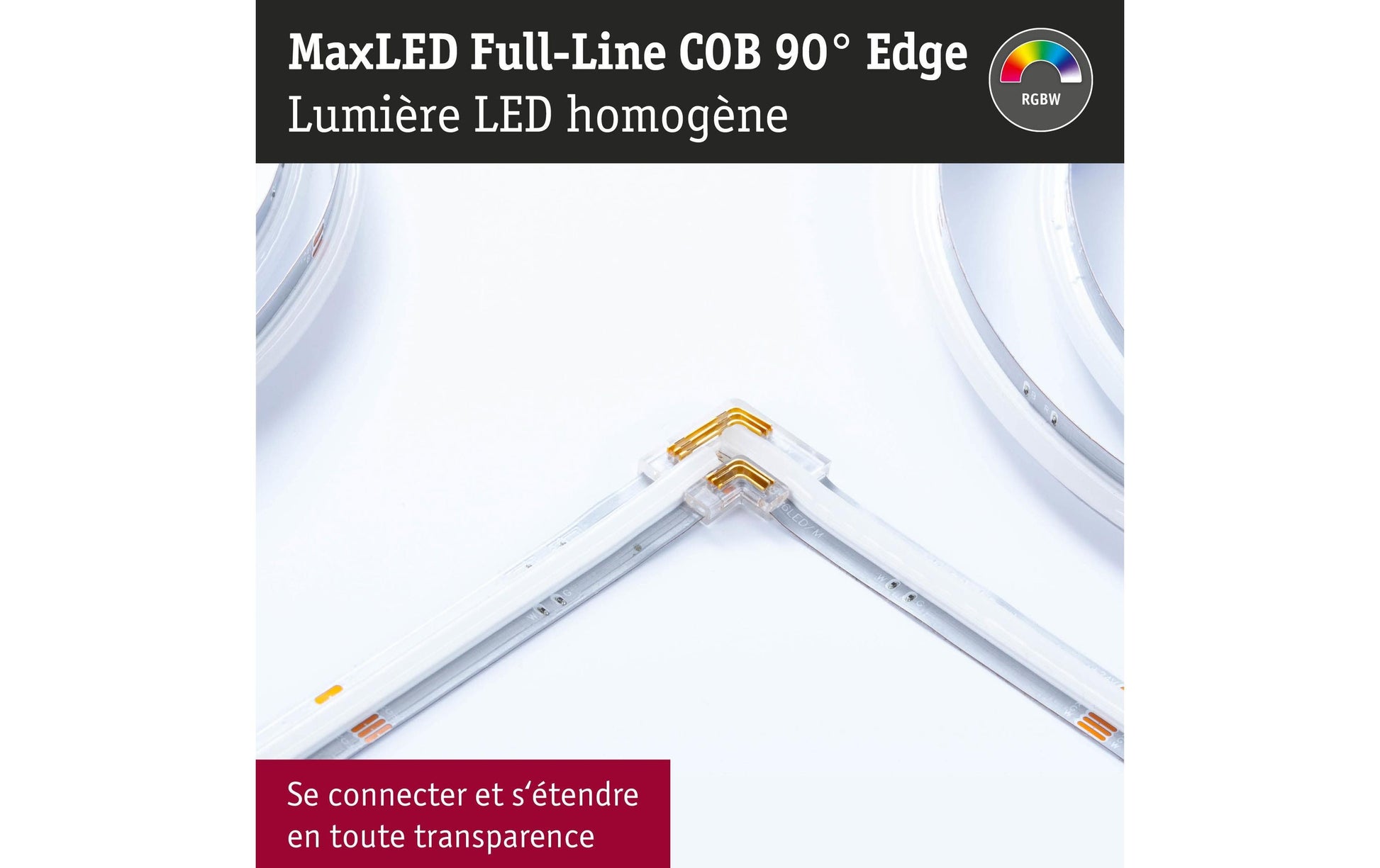 Paulmann LED-Strip 0,021 m – RGBW, 144 W – IP20 – Silber, Metall