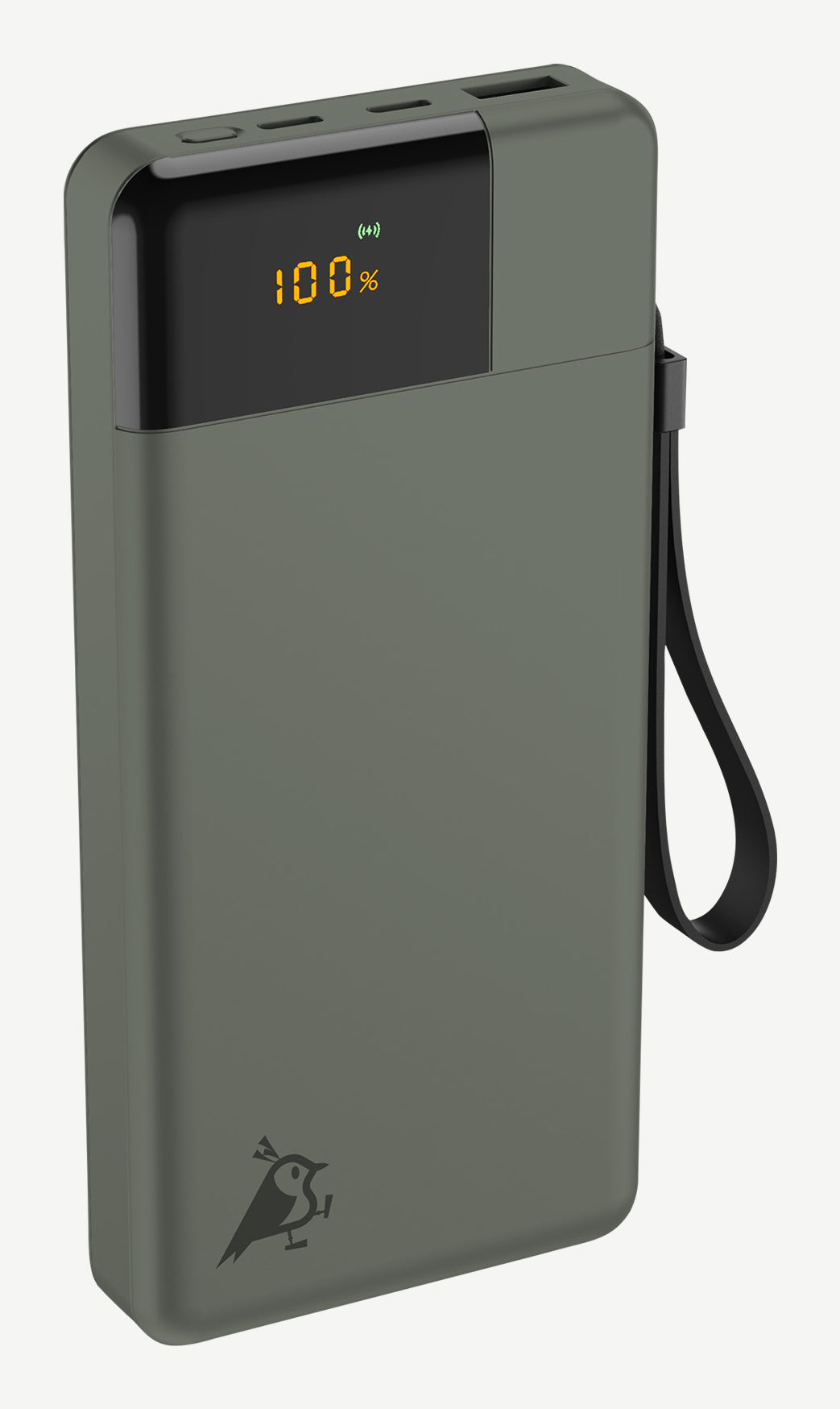 Aqiila Powerbird B20+ Powerbank 20'000 mAh – 65 W PD, 2× USB-C, 1× USB-A, grün