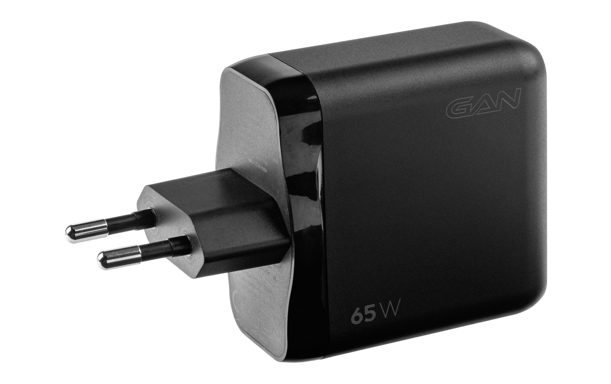 ONIT F02801 USB-Ladegerät 65 W – USB-C×2, USB-A×1 – PD 3.0, PPS, QC 3.0 – GaN, EU-Stecker (Typ C) – Schwarz