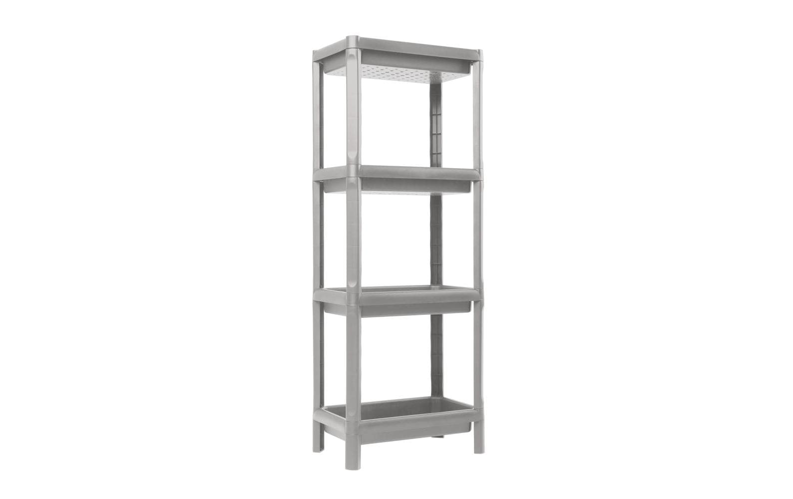 Toomax Regal – Polypropylen, Weiss, 38 × 100 × 23 cm, 4 Tablare, Traglast 5 kg/Tablar