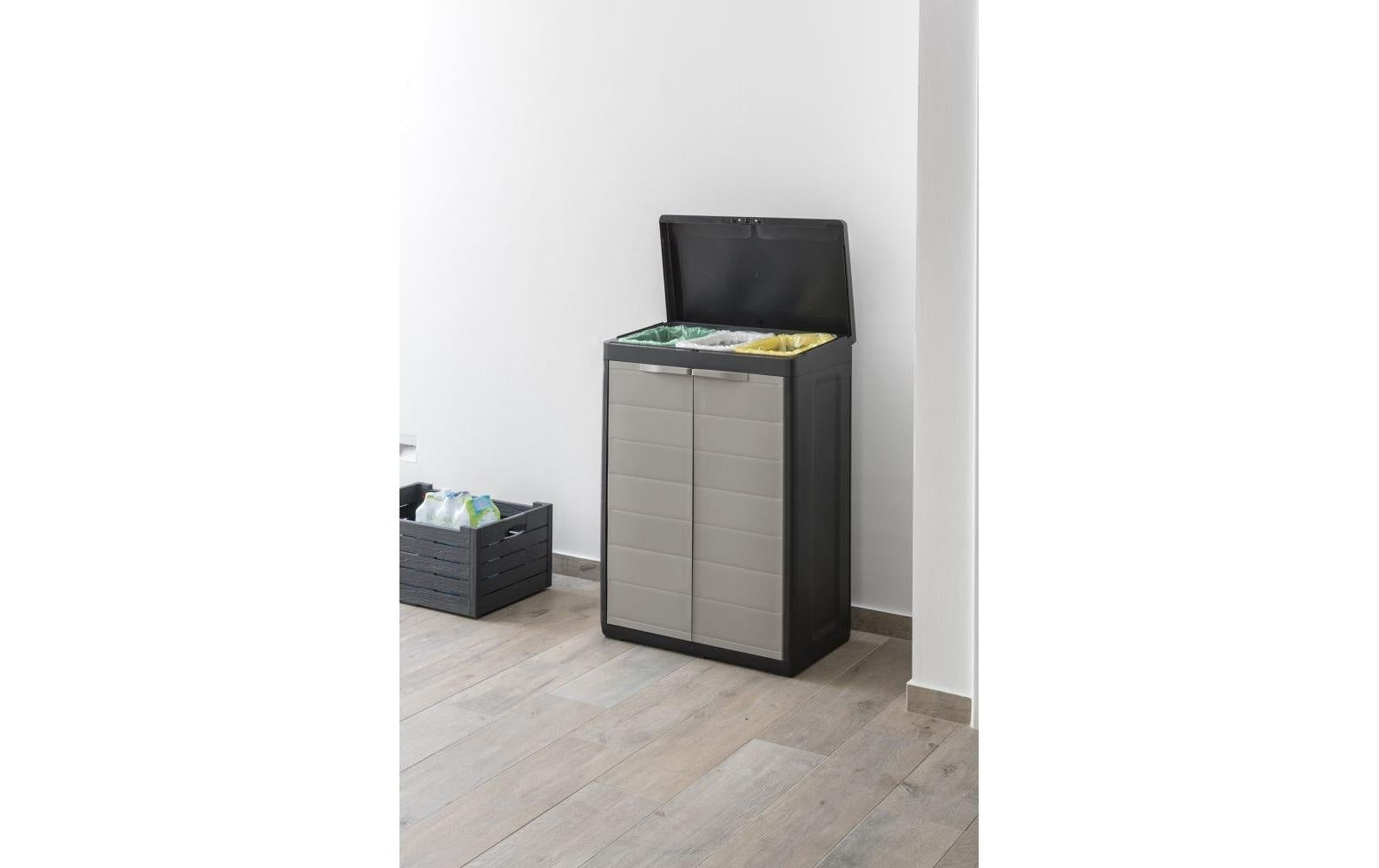 Toomax Regal – Polypropylen, Grau, 65 × 95 × 38 cm, 1 Tablar, Traglast 15 kg