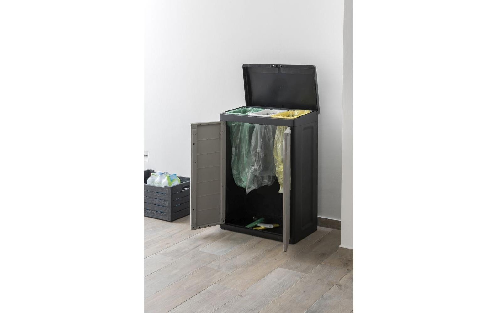 Toomax Regal – Polypropylen, Grau, 65 × 95 × 38 cm, 1 Tablar, Traglast 15 kg