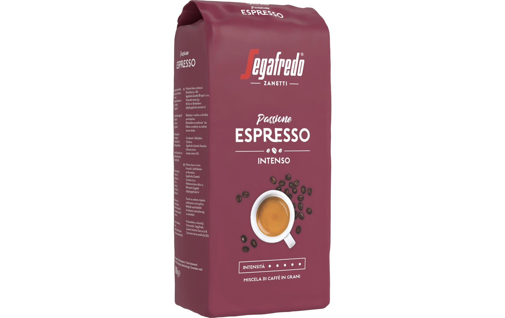 Segafredo Passione Espresso – Kaffeebohnen – Arabica/Robusta, 1 kg