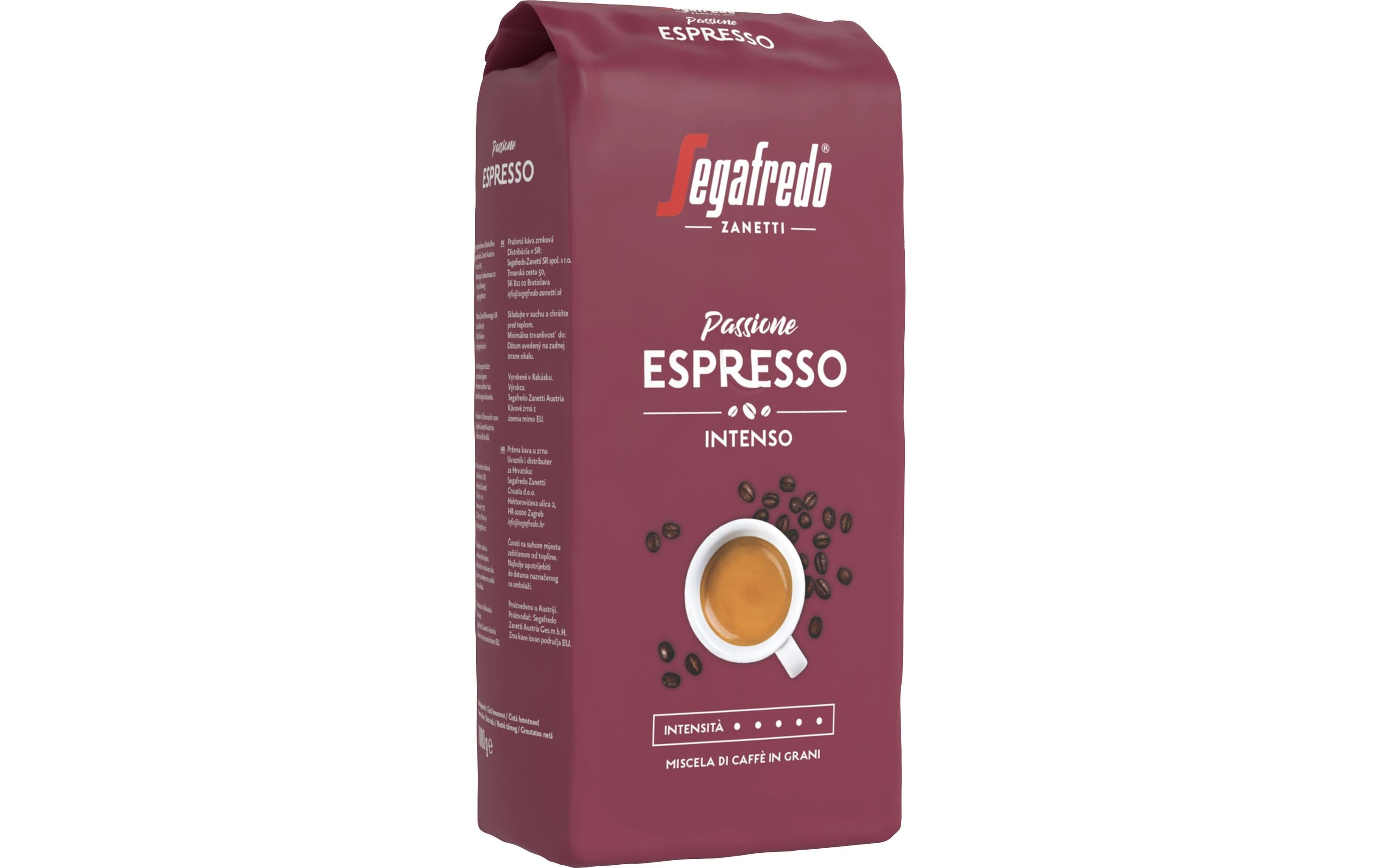 Segafredo Passione Espresso – Kaffeebohnen – Arabica/Robusta, 1 kg