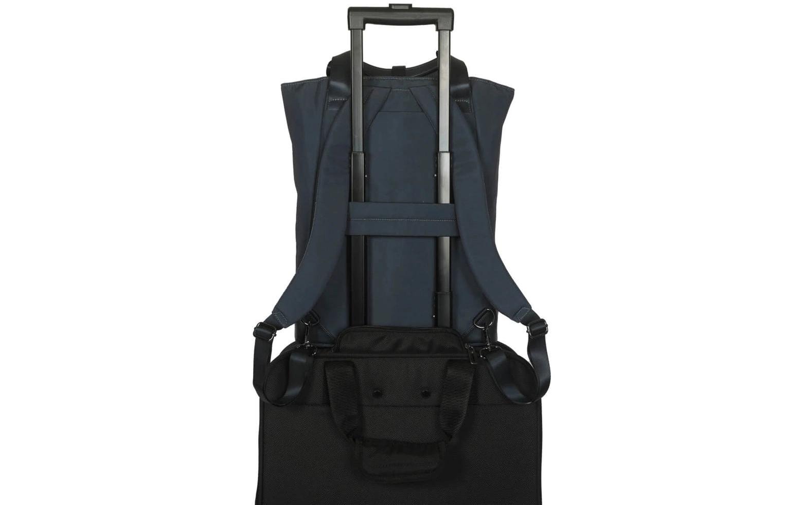 Targus Notebook-Rucksack AVILA 2in1 Convertible – für 16", 12,5 l, wasserfest – Blau, 350 × 400 × 110 mm