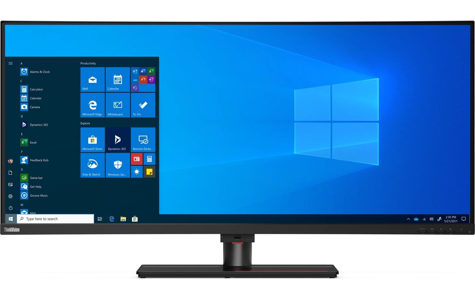 Lenovo ThinkVision – Monitor, 39,7" 5K WUHD (5120 × 2160), IPS, Thunderbolt 4, HDMI, DisplayPort, LAN