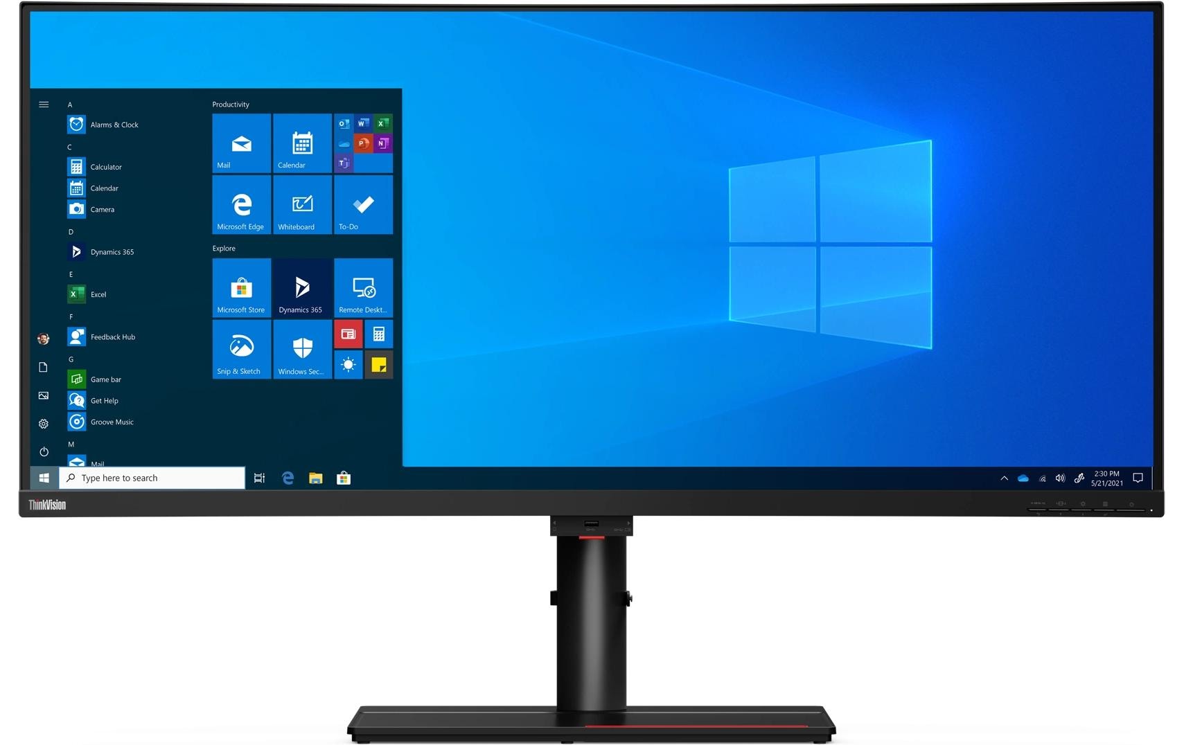 Lenovo ThinkVision – Monitor, 39,7" 5K WUHD (5120 × 2160), IPS, Thunderbolt 4, HDMI, DisplayPort, LAN
