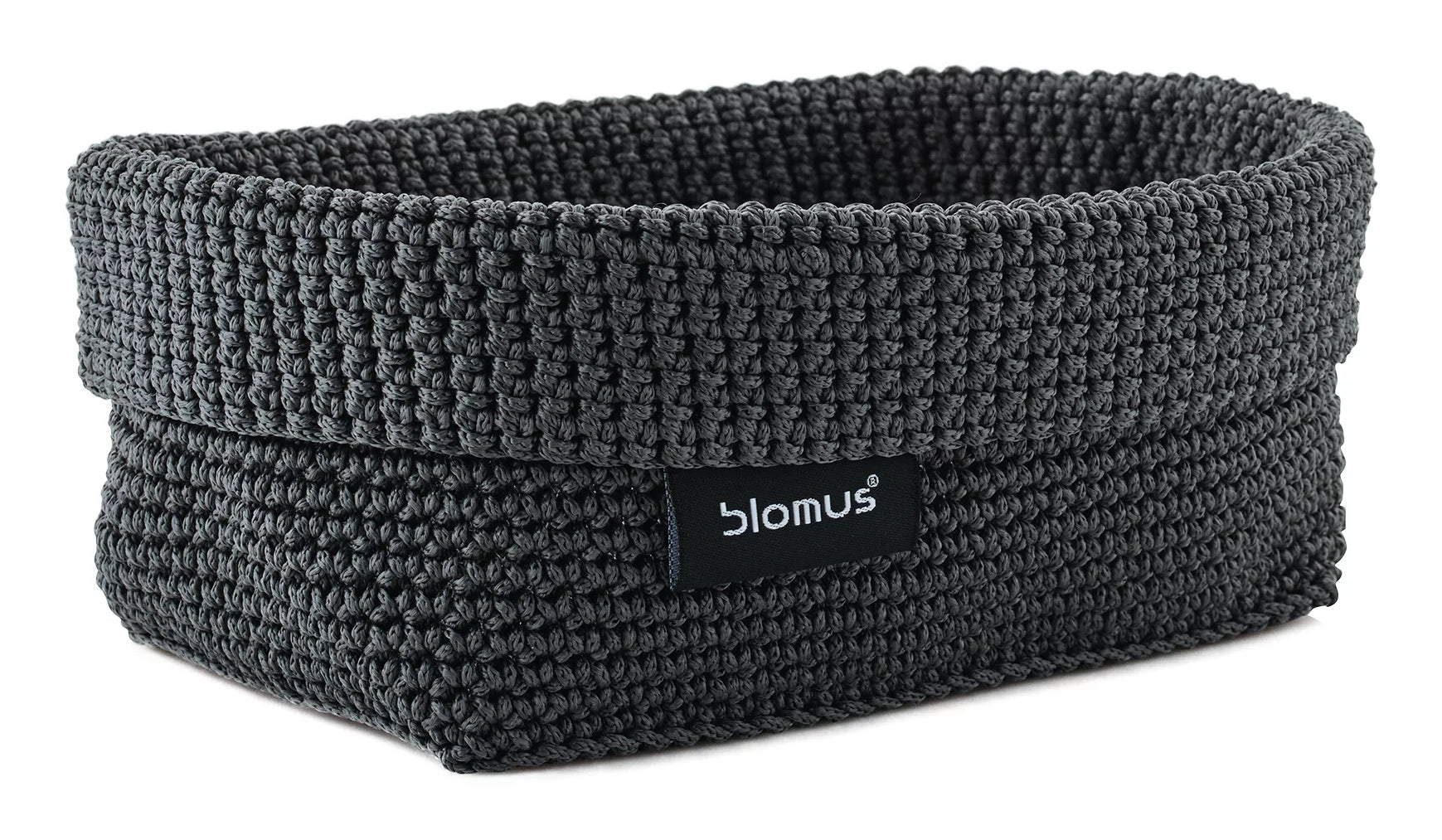 Blomus TELA Aufbewahrungskorb – Polyester – Anthrazit – 200 × 80 × 110 mm