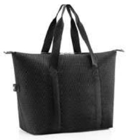 Reisenthel Reisetasche, 42 l, Polyester, Mesh Schwarz, 48 × 30 × 22 cm