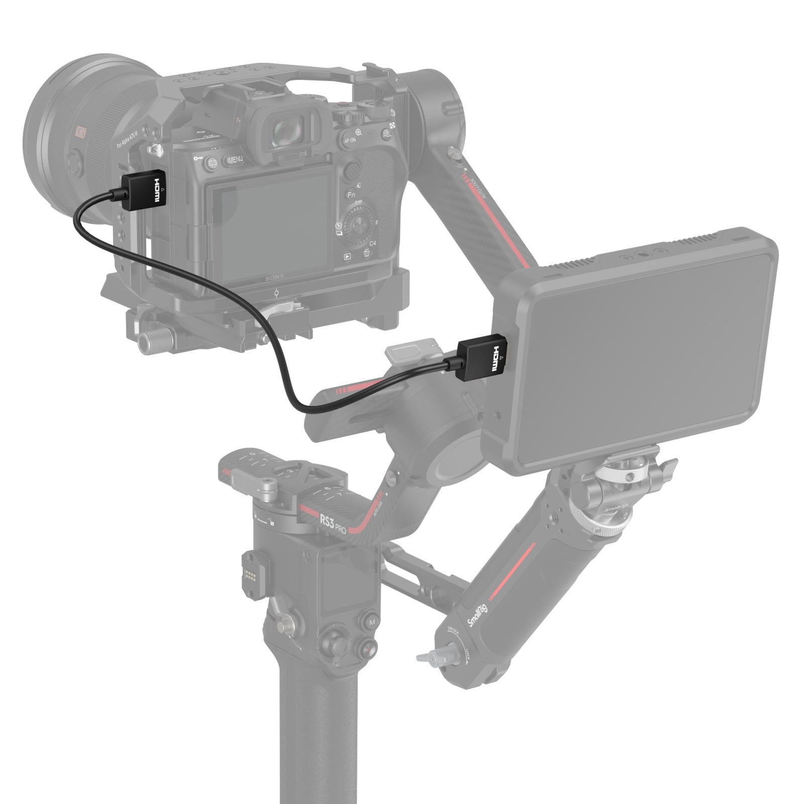 SmallRig HDMI Kabel HDMI 2.0 4K 60 Hz – 0,55 m