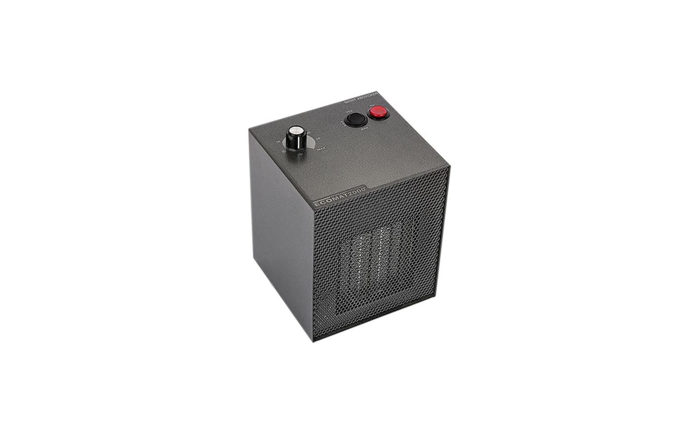 Ecovoss ECOMAT 2000 Classic Heizlüfter – 1800 W, Thermostat, Kippschutz