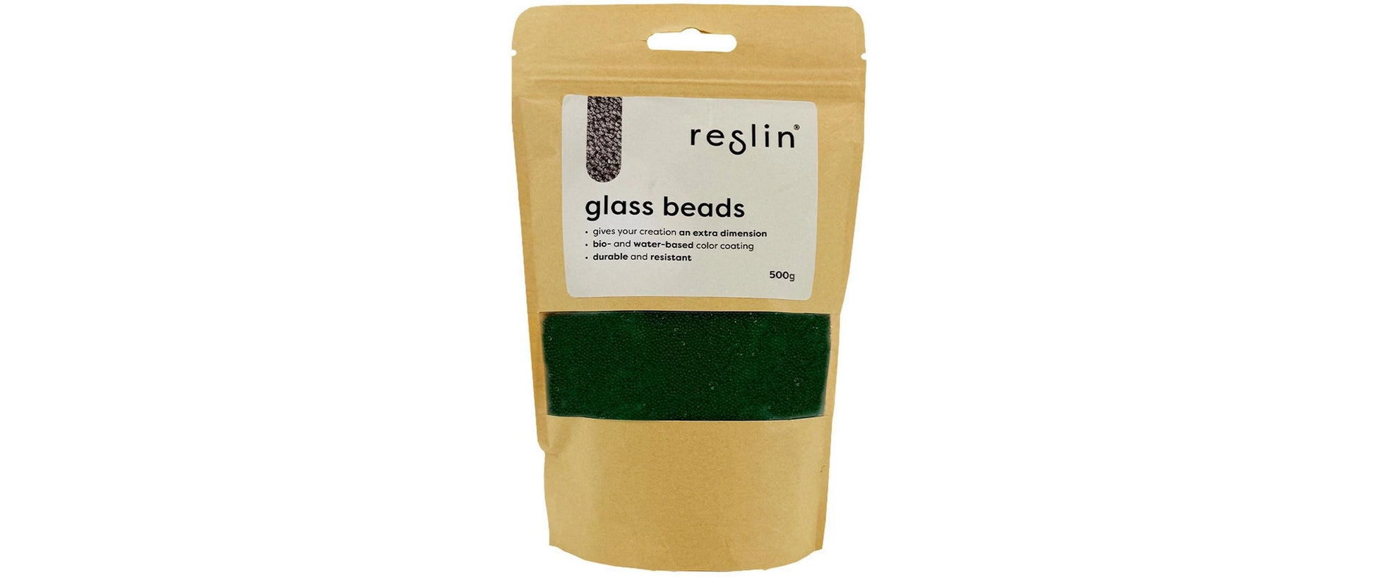 Reslin Glasperlen – Grün – Ø 1,4 mm – 500 g