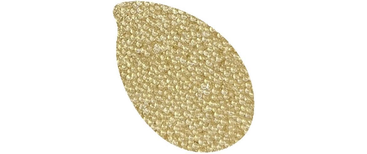 Reslin Glasperlen – Gold – Ø 1,4 mm – 500 g