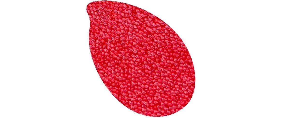 Reslin Glasperlen, rund – rot – Ø 1,4 mm – 500 g