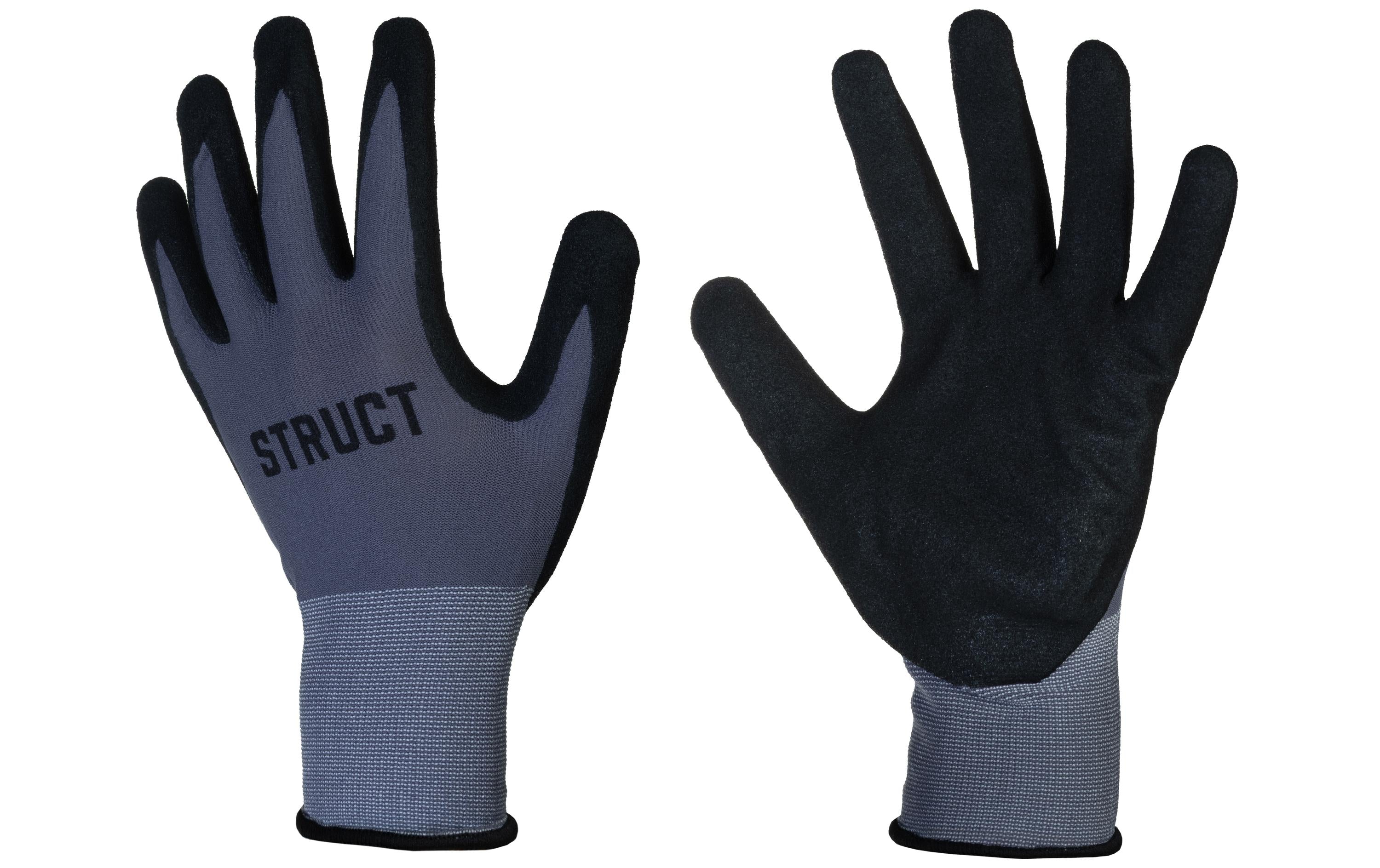 Struct Arbeitshandschuhe – XL – Nylon, Schwarz, Reissfest