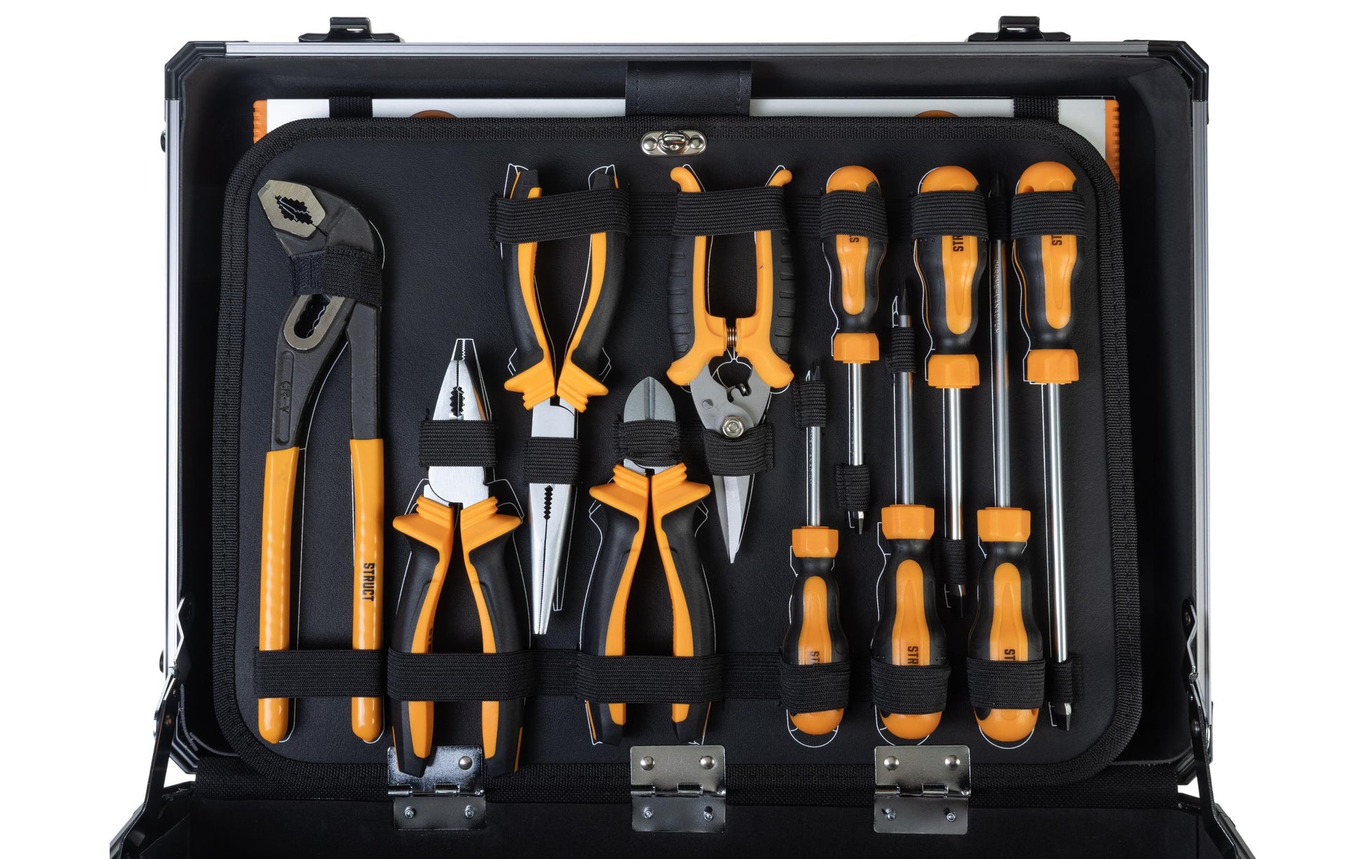 Struct Werkzeugkoffer Werkstatt – 152-teilig, mit Trolley, Aluminium