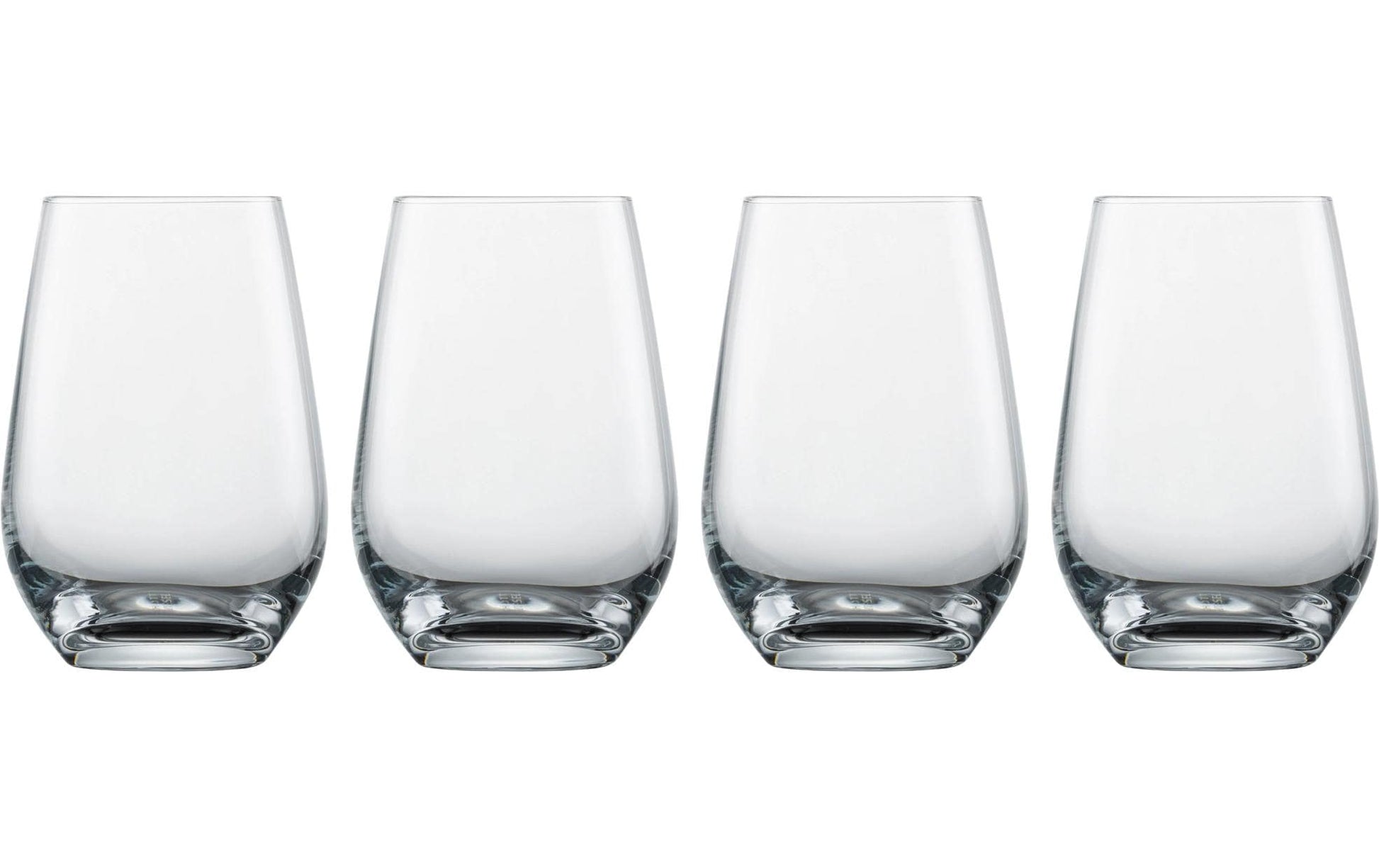SCHOTT ZWIESEL Trinkglas – 4er Set, 397 ml, Ø 8,1 cm, H 11,4 cm, Glas, Transparent, spülmaschinenfest