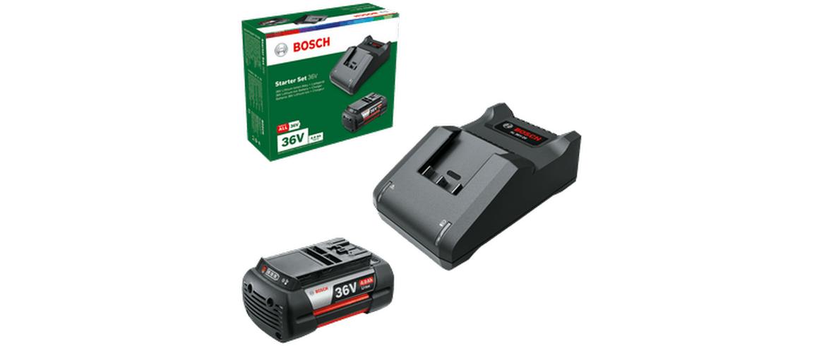 Bosch GBA 36V + AL 36V-20 Akku- & Ladegerät-Set 36 V 4,0 Ah (144 Wh) – POWER FOR ALL 36 V