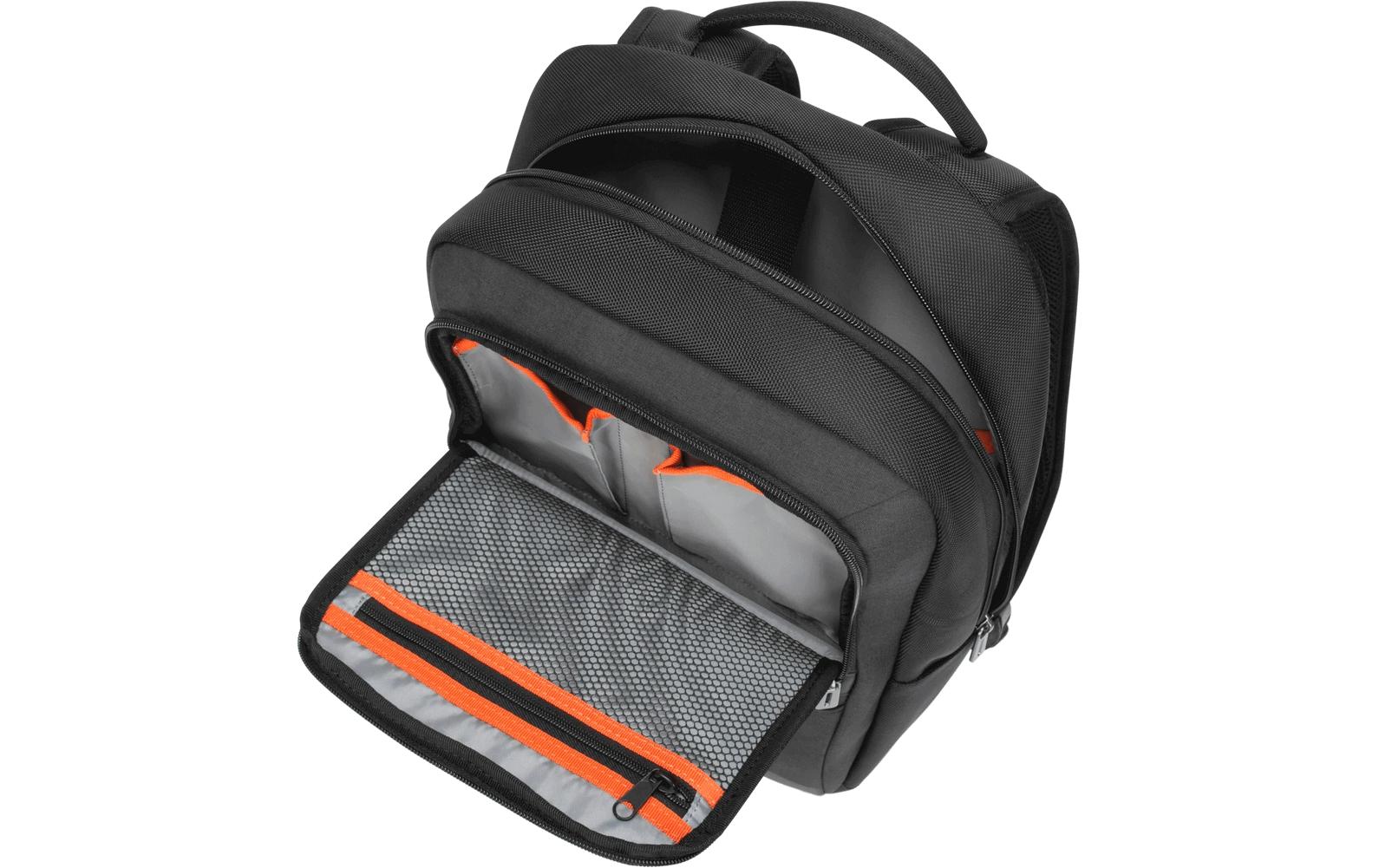 Targus Notebook-Rucksack bis 15,6" – Zusatzfächer – Schwarz