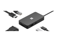 Microsoft Surface USB-C Travel Hub – für Geräte mit USB-C, USB-Port, schwarz