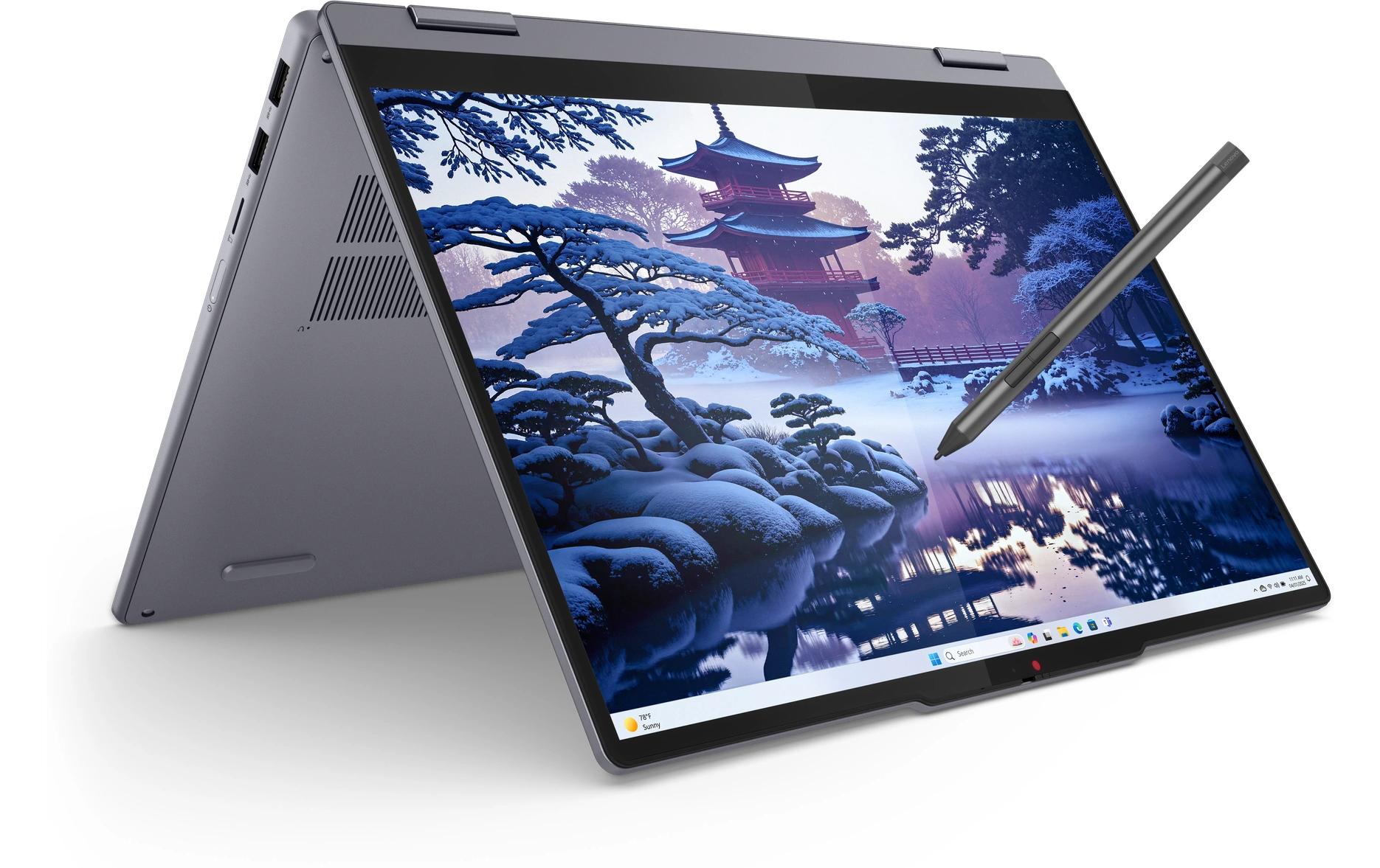 Lenovo IdeaPad 5 2-in-1 Convertible – 14", 16 GB, 512 GB, Grau
