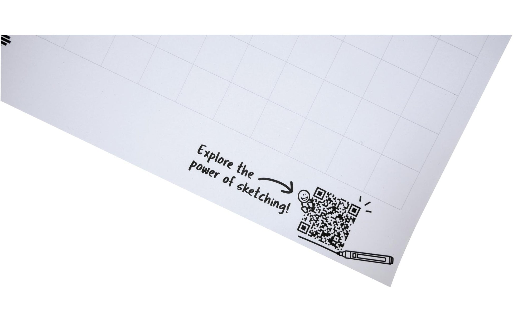 Legamaster Flipchart-Block SKETCH ECO – 65 × 98 cm, 20 Blatt/Block, 5 Blöcke, kariert, weiss, Papier