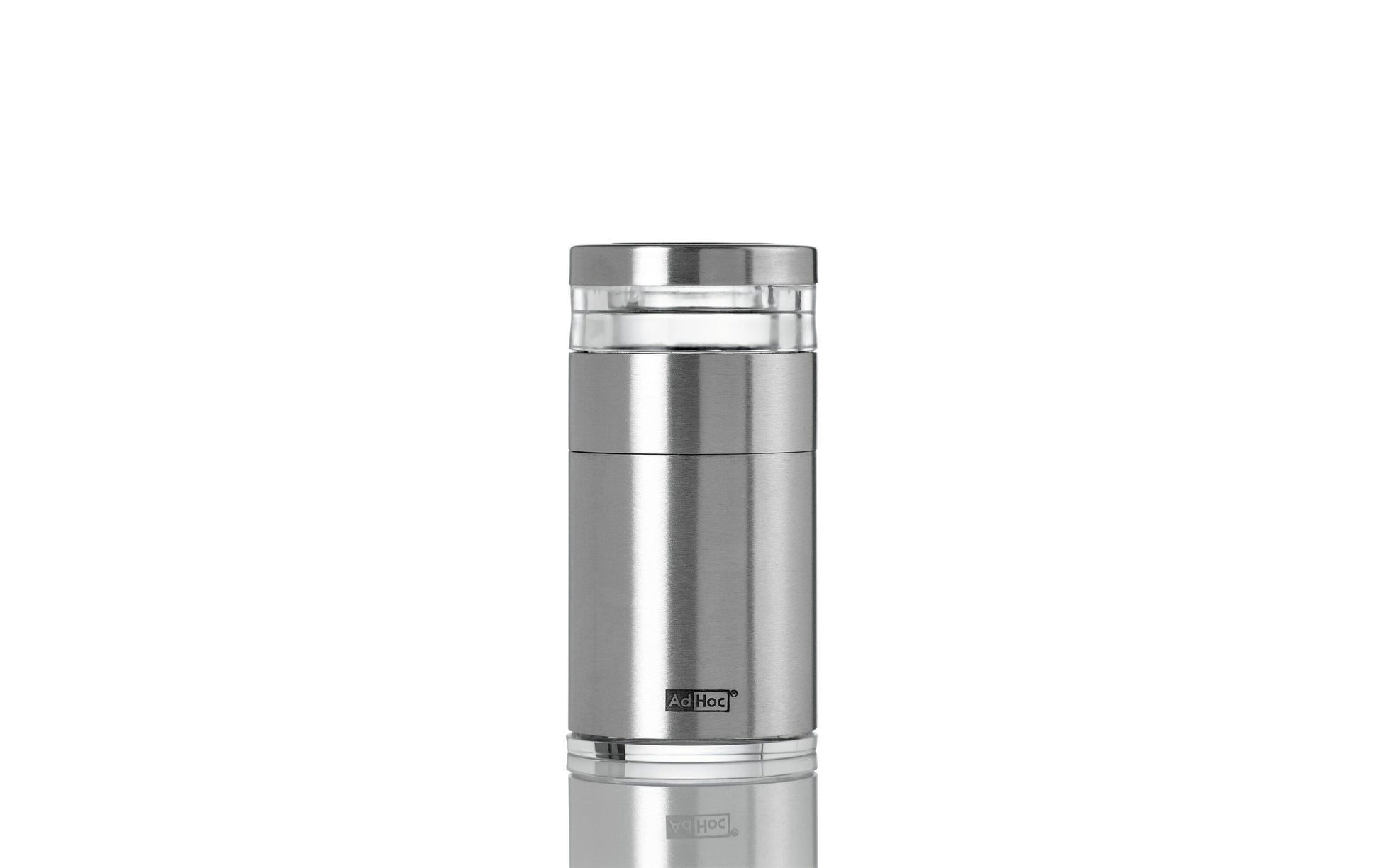 AdHoc Salz-/Pfeffermühle Ø 4,5 × 9 cm, Edelstahl, Silber
