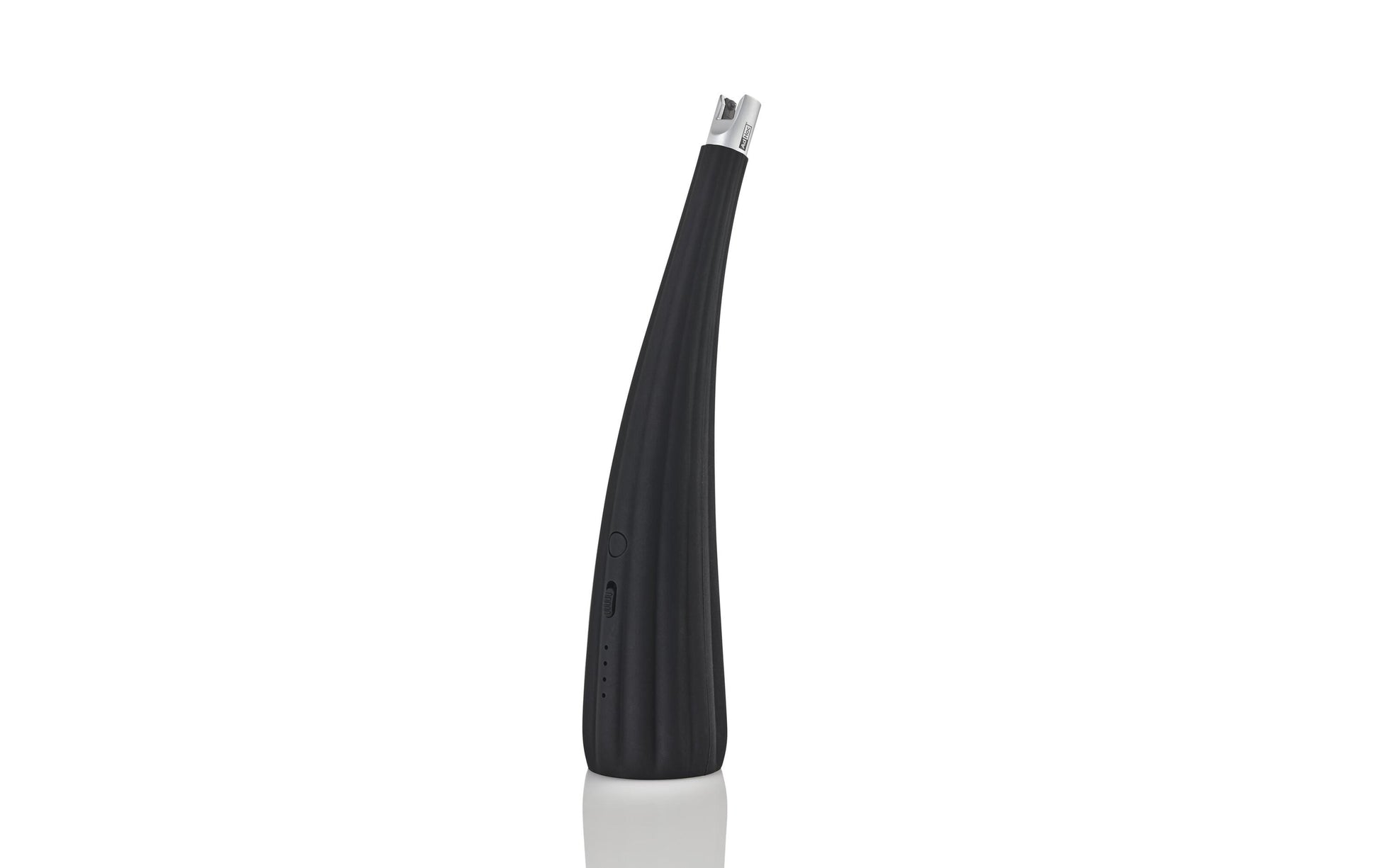 AdHoc Tischfeuerzeug, Ø 4,8 × 21,3 cm, Metall/Kunststoff, Schwarz, mit Akku (USB-aufladbar)