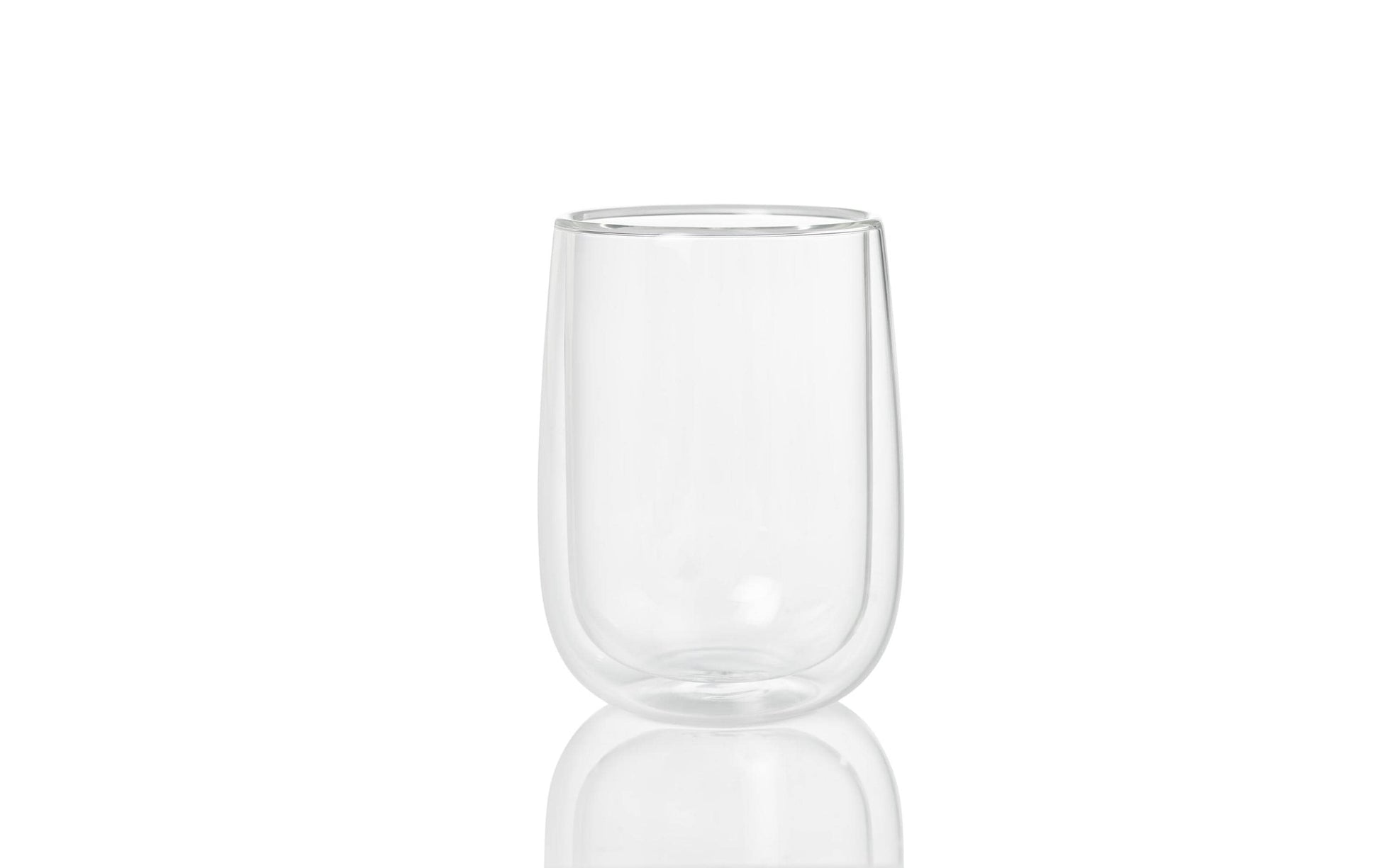 AdHoc Tee-Set Fusion Glass – 400 ml, Ø 7 cm, H 13,5 cm, Glas/Edelstahl, doppelwandig, mit Teefilter