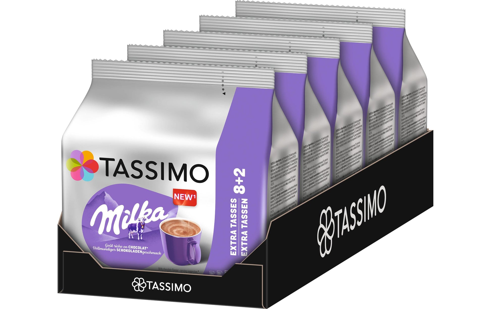 TASSIMO Milka Kakaokapseln T DISC – für Tassimo – 5×10 Portionen