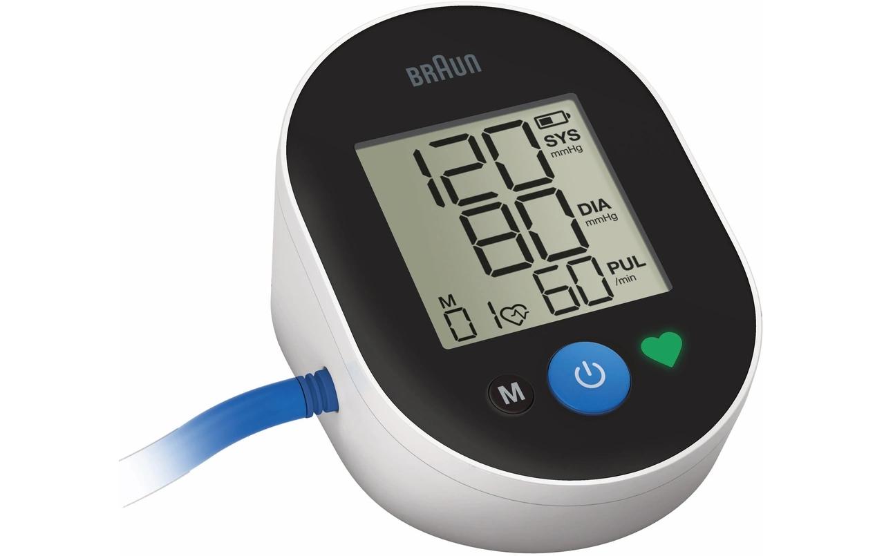 Braun Blutdruckmessgerät ExactFit 2 BUA4050 – Oberarm, 22–42 cm Umfang, 30 Speicherplätze