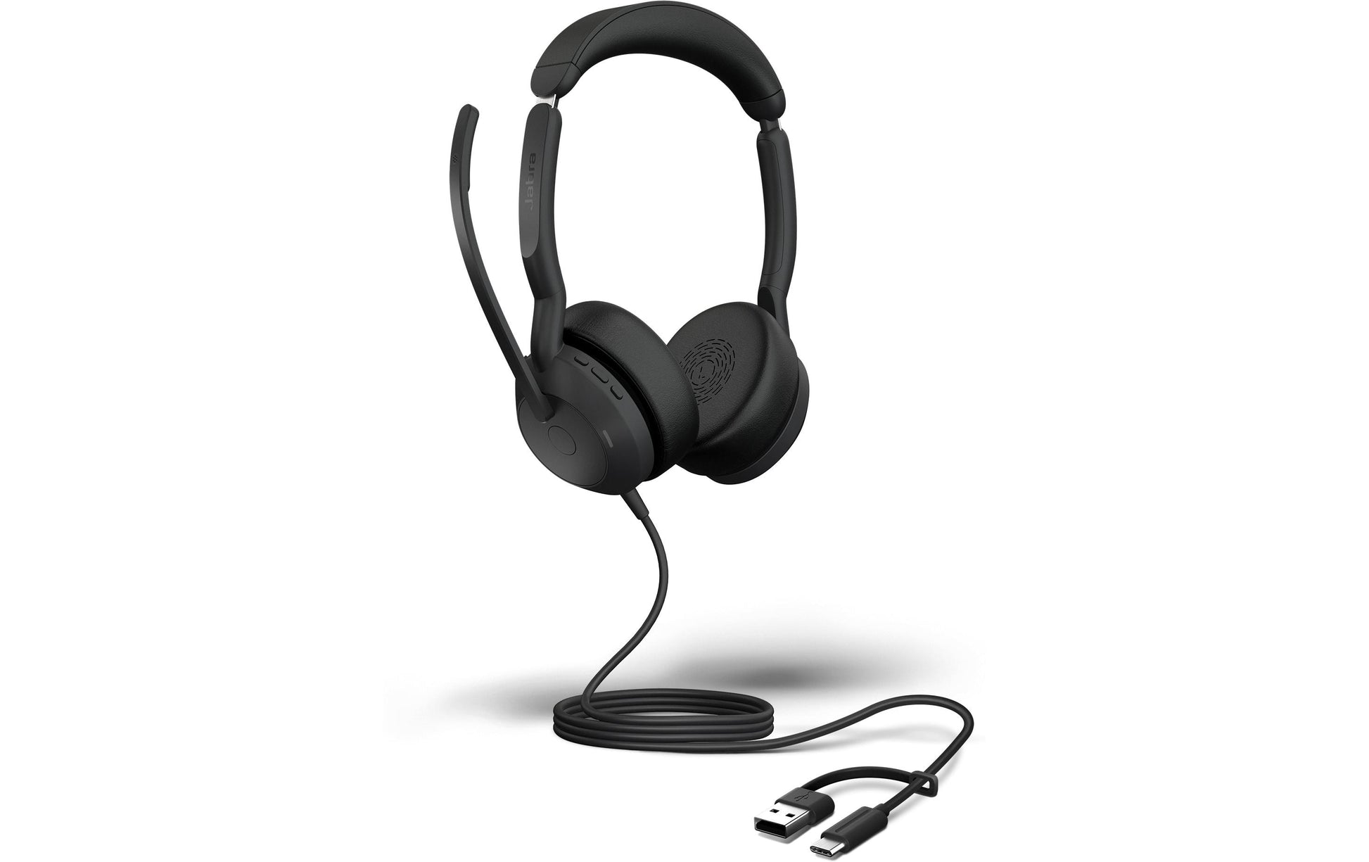 Jabra EVOLVE2 50 – Duo Headset – USB‑C/USB‑A, Stereo – für PC/Mac