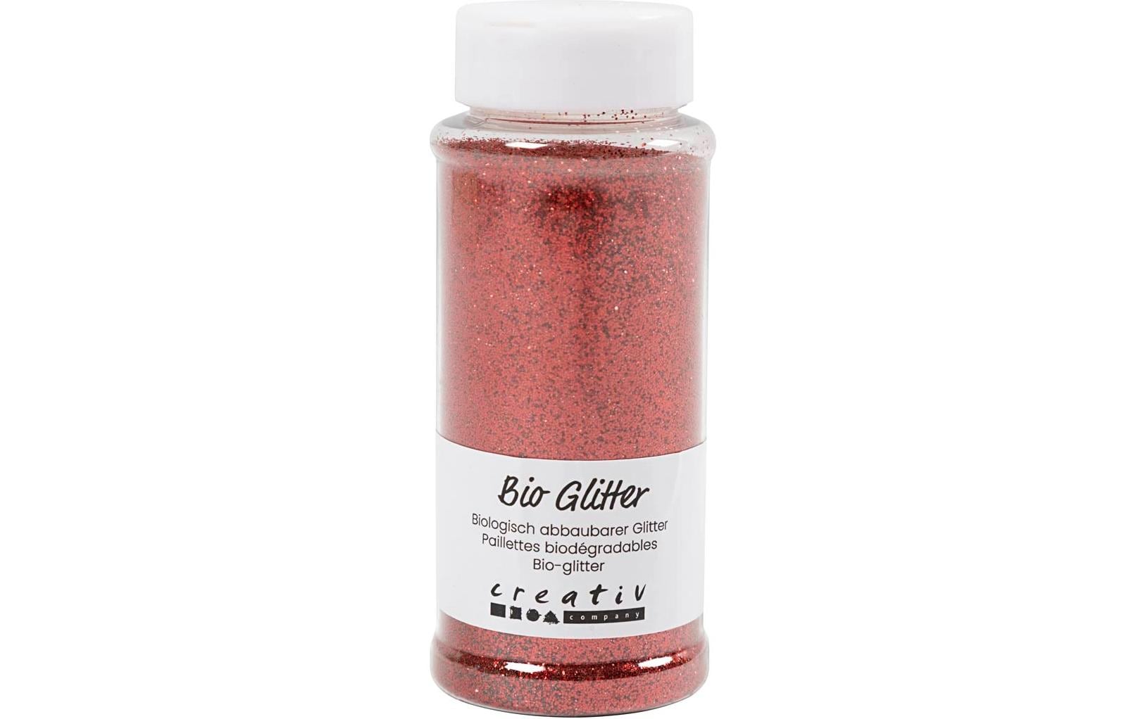 Creativ Company Glitzer, Rot, 140 ml, 1 Stk.