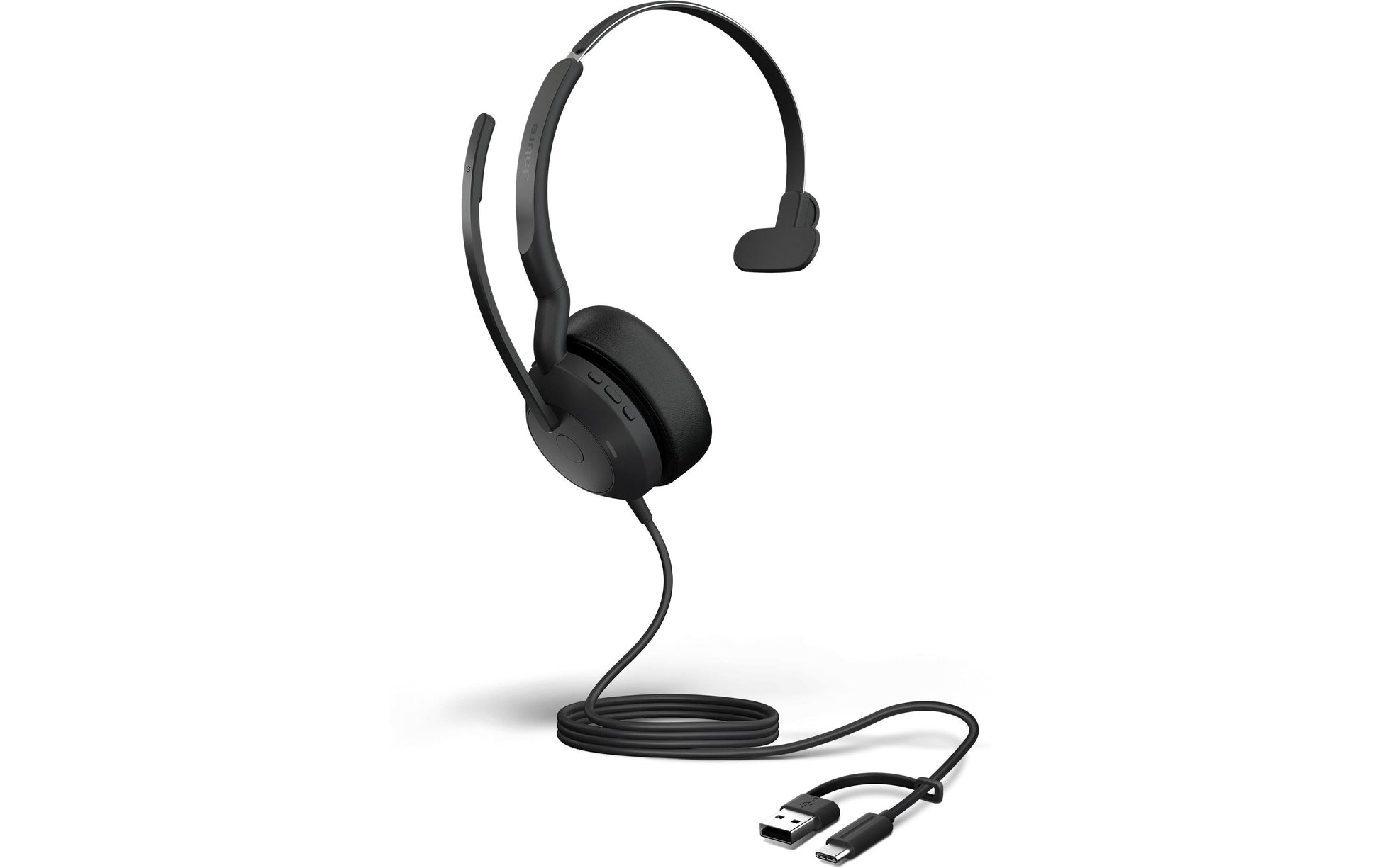 Jabra EVOLVE2 50 – Mono Headset – USB‑C/USB‑A – für Microsoft Teams