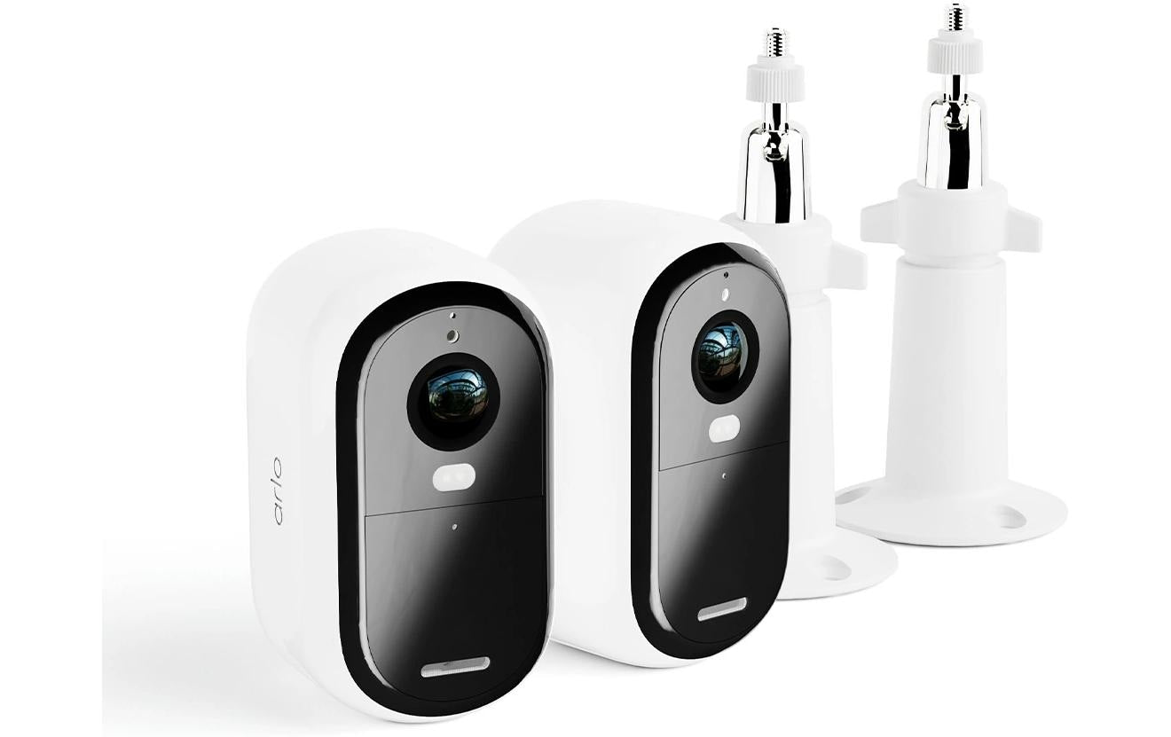 Arlo Essential 2 Netzwerkkamera – Full HD, 2 MP, Akkubetrieb, für IFTTT, Weiss, 2 Stück