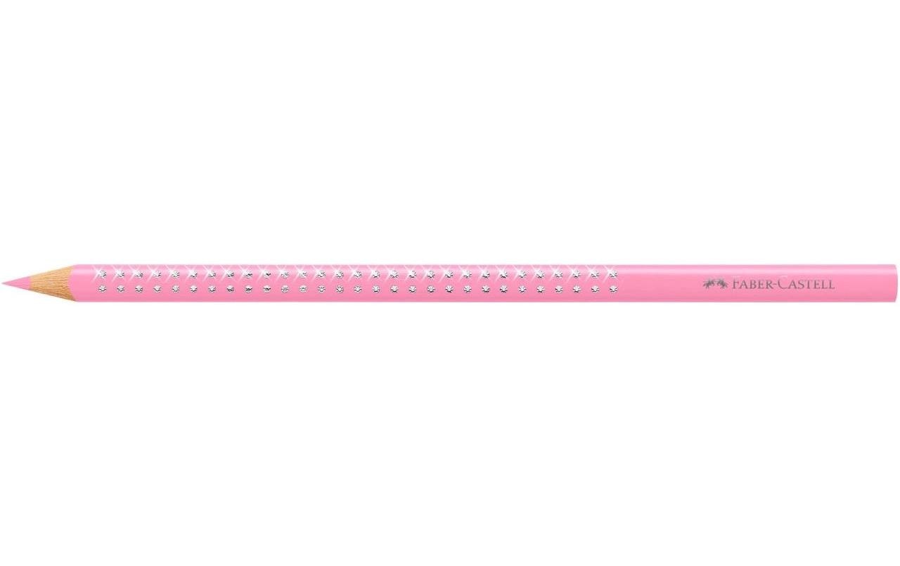 Faber-Castell Aquarellfarbstifte Grip Sparkle – 12 Farben, im Metalletui, Ø 3 mm, dreikantig, FSC