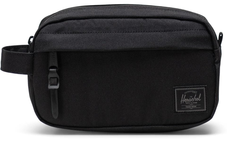 Herschel Kulturbeutel Chapter Small Travel Kit – wasserfest, recycelt – 3 l – schwarz, Polyester