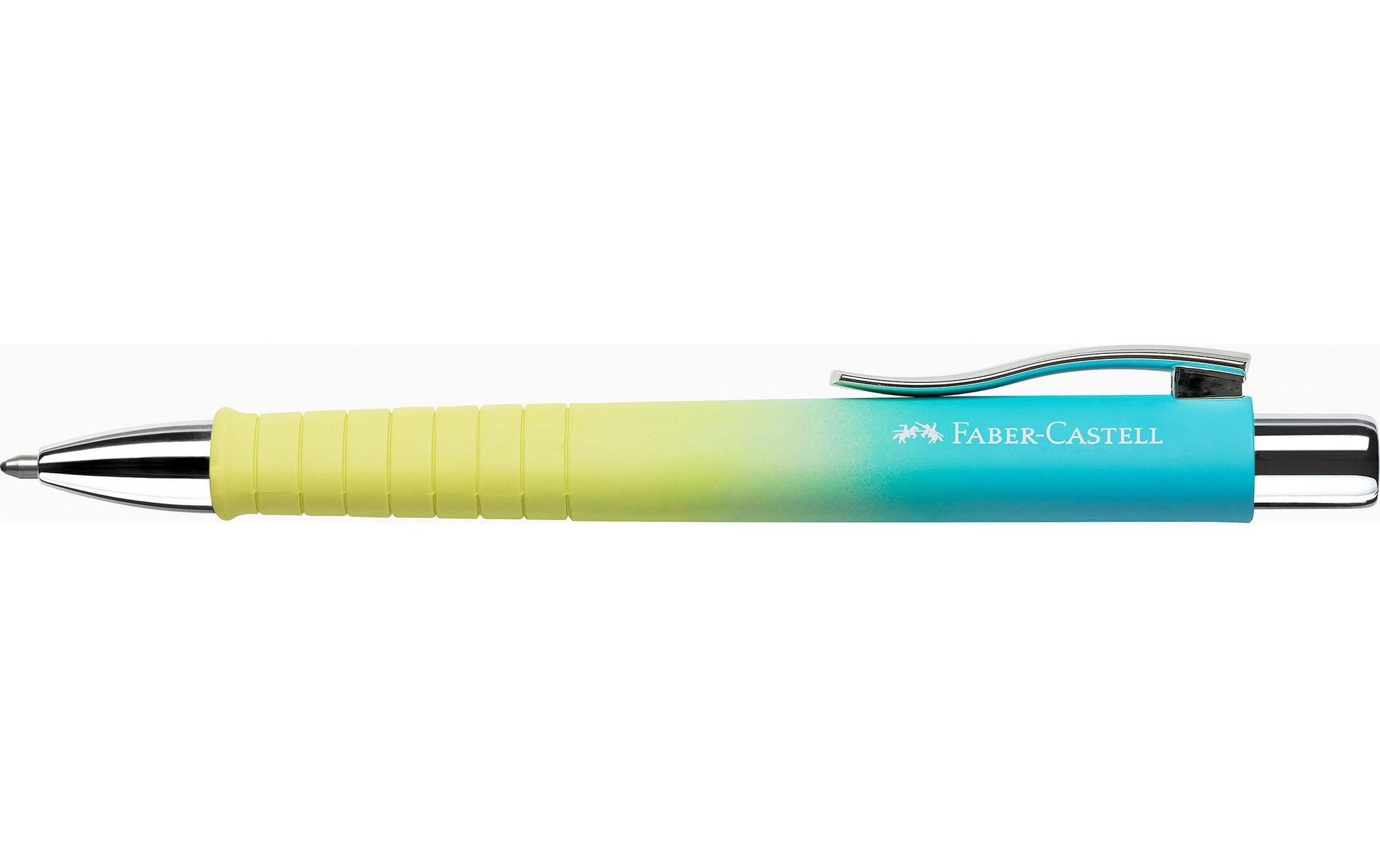 Faber-Castell Poly Ball Urban Sunrise Kugelschreiber – Blau, recycelter Kunststoff, dokumentenecht, nachfüllbar