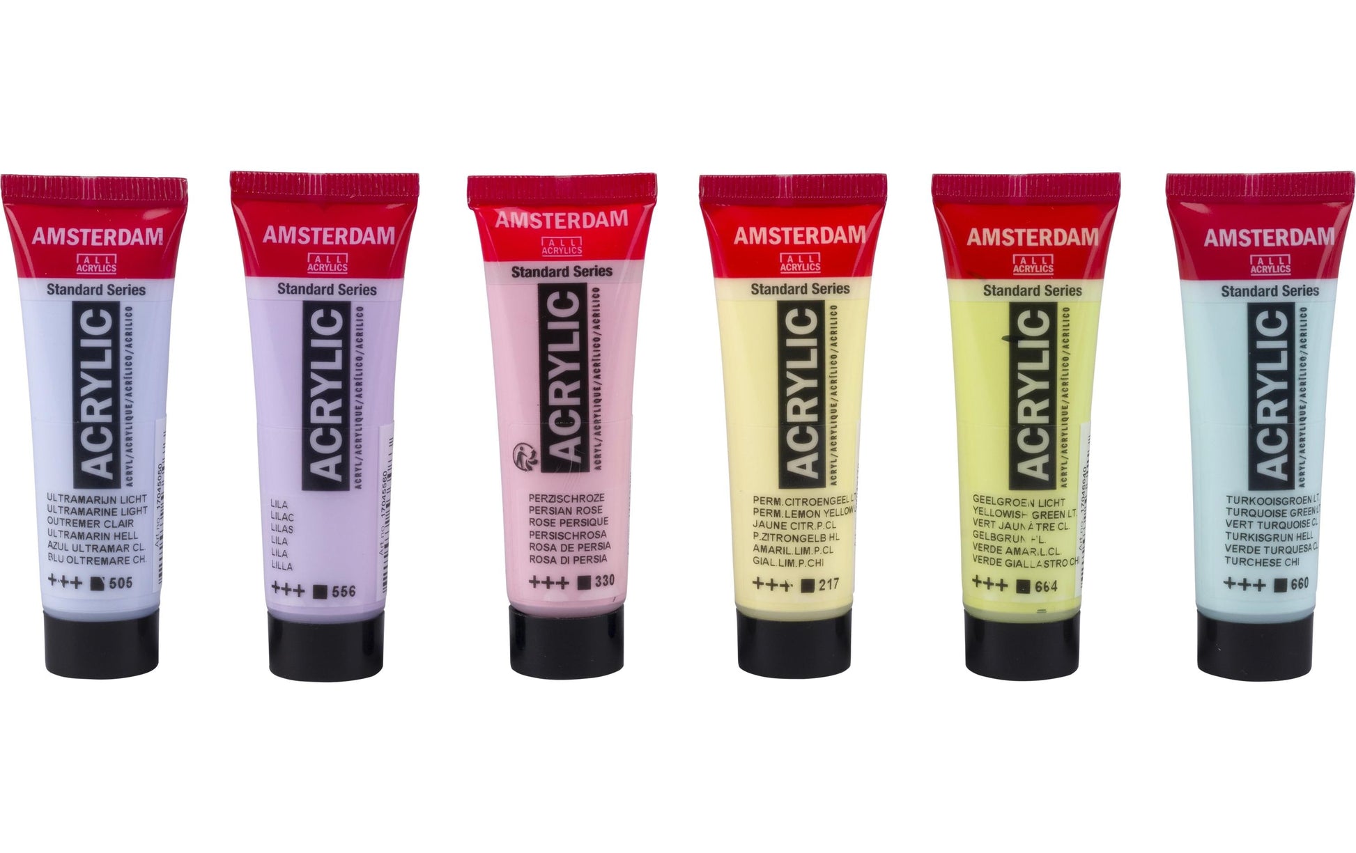 Amsterdam Acrylfarbe – Set – 6 Farben, 6 × 20 ml